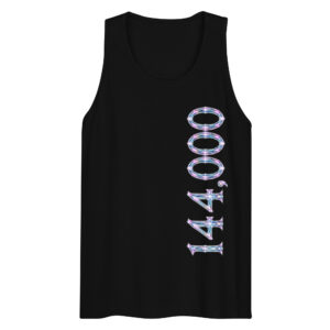 144,000 Light Codes Men’s Premium Tank Top 001