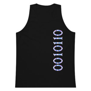 0010110 Light Codes Men’s Premium Tank Top 001