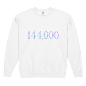 144,000 Light Codes Fleece Crewneck Sweatshirt 003