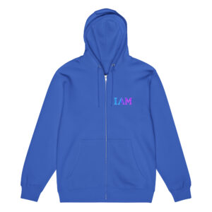 I AM Neon Premium Zip Hoodie