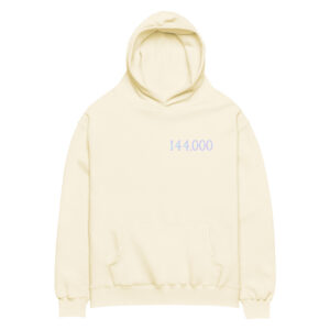 144,000 Light Codes Unisex Oversized Hoodie 003