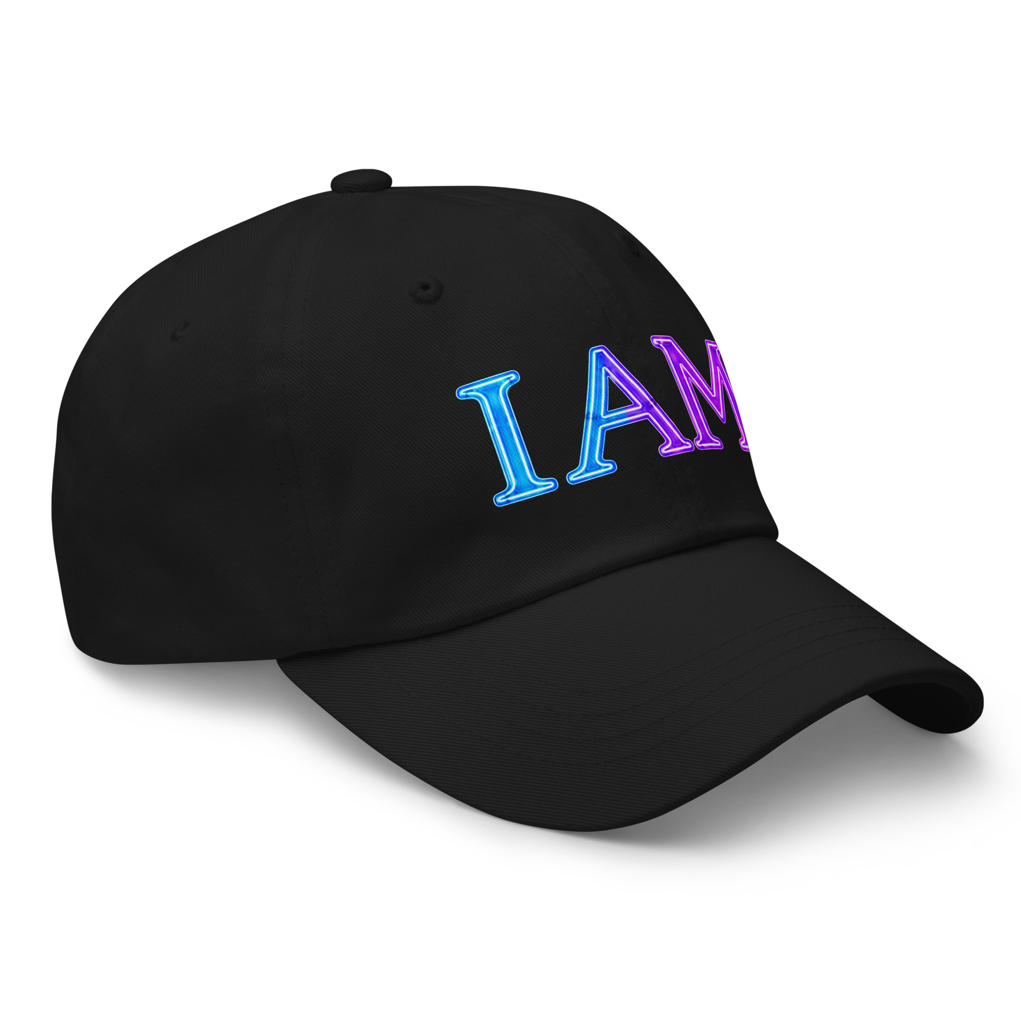 I AM Neon Dad Hat - Image 41