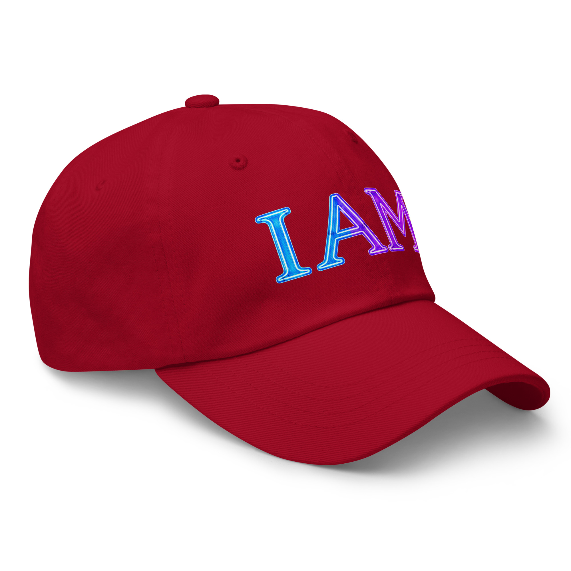 I AM Neon Dad Hat - Image 43