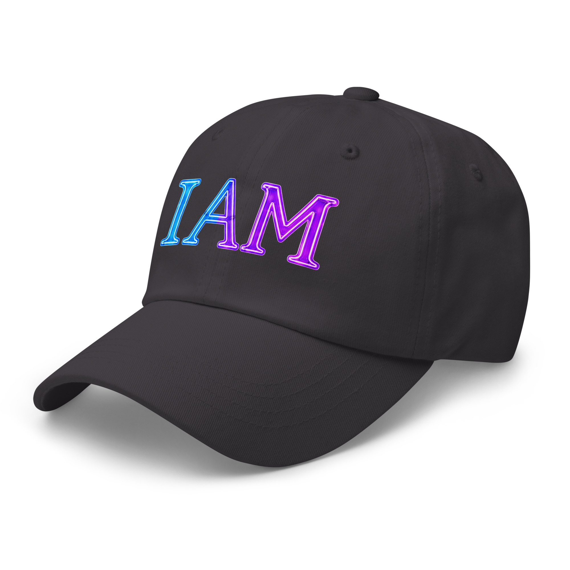 I AM Neon Dad Hat - Image 55