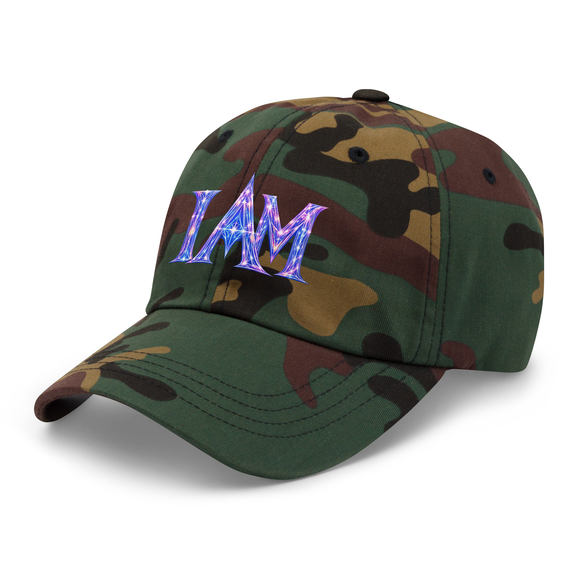 I AM Light Codes Dad Hat - Image 56
