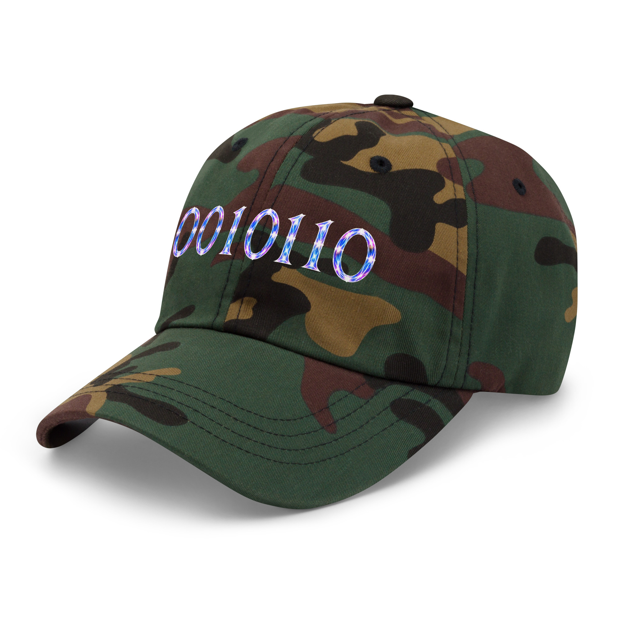 0010110 Light Codes Dad Hat - Image 56