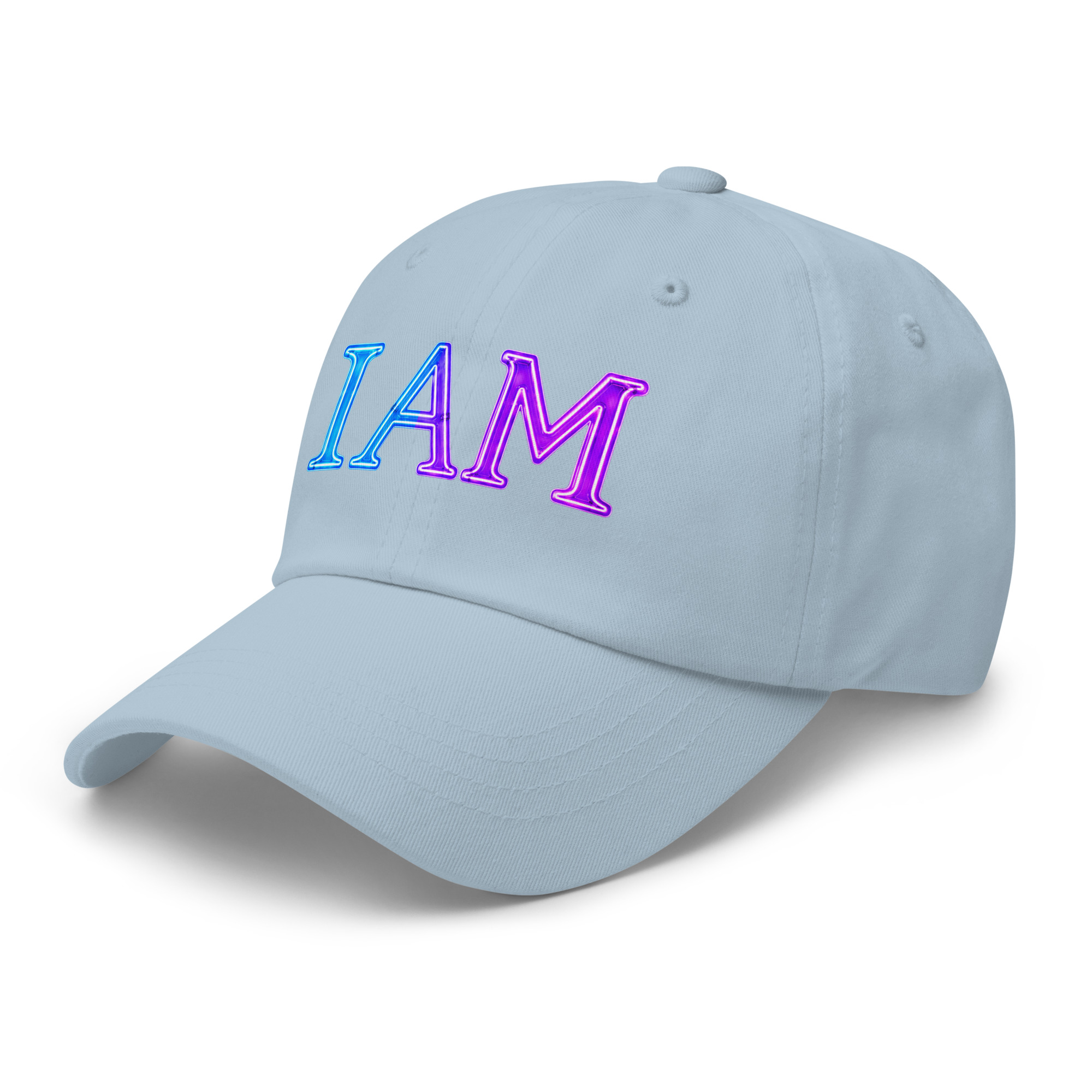 I AM Neon Dad Hat - Image 60