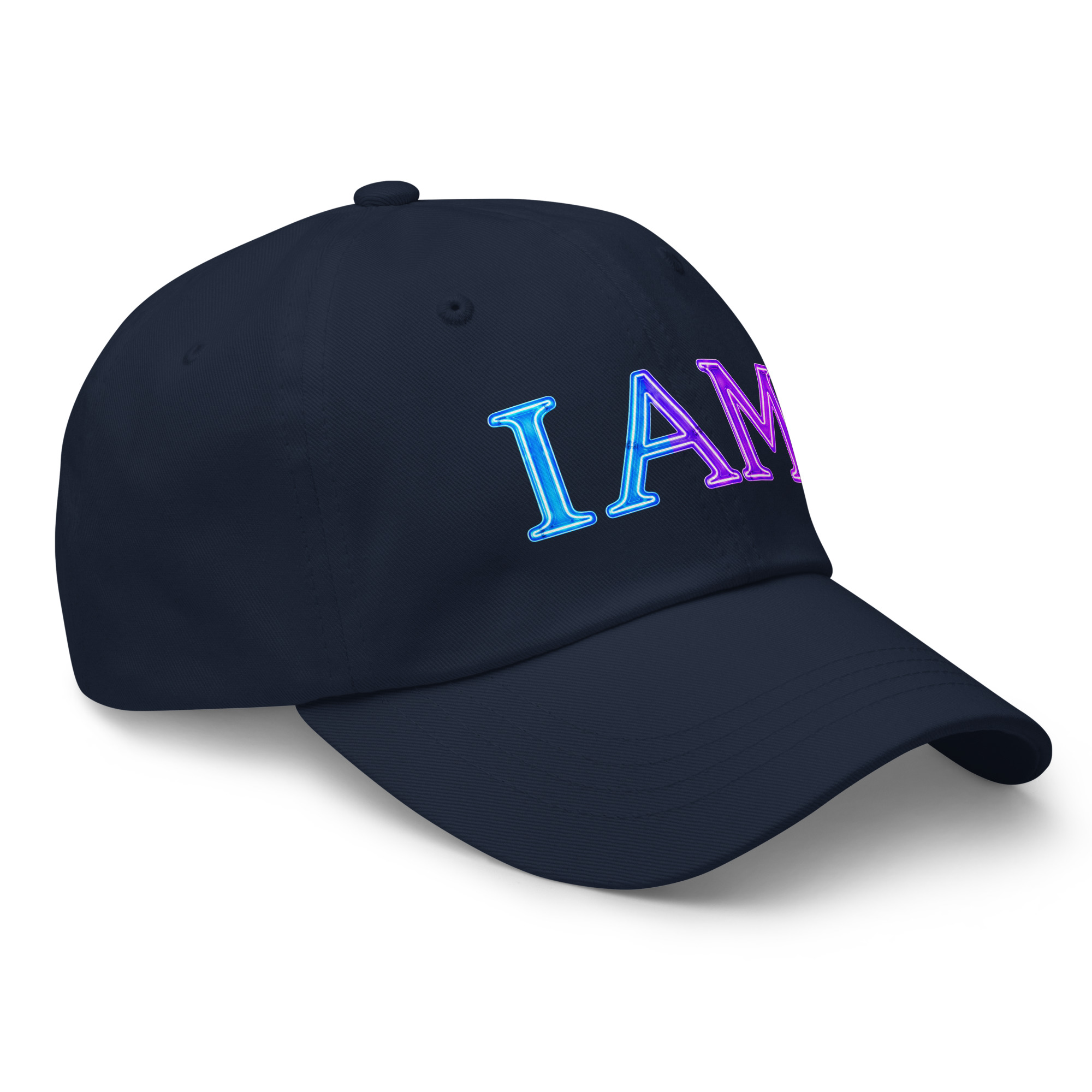 I AM Neon Dad Hat - Image 42