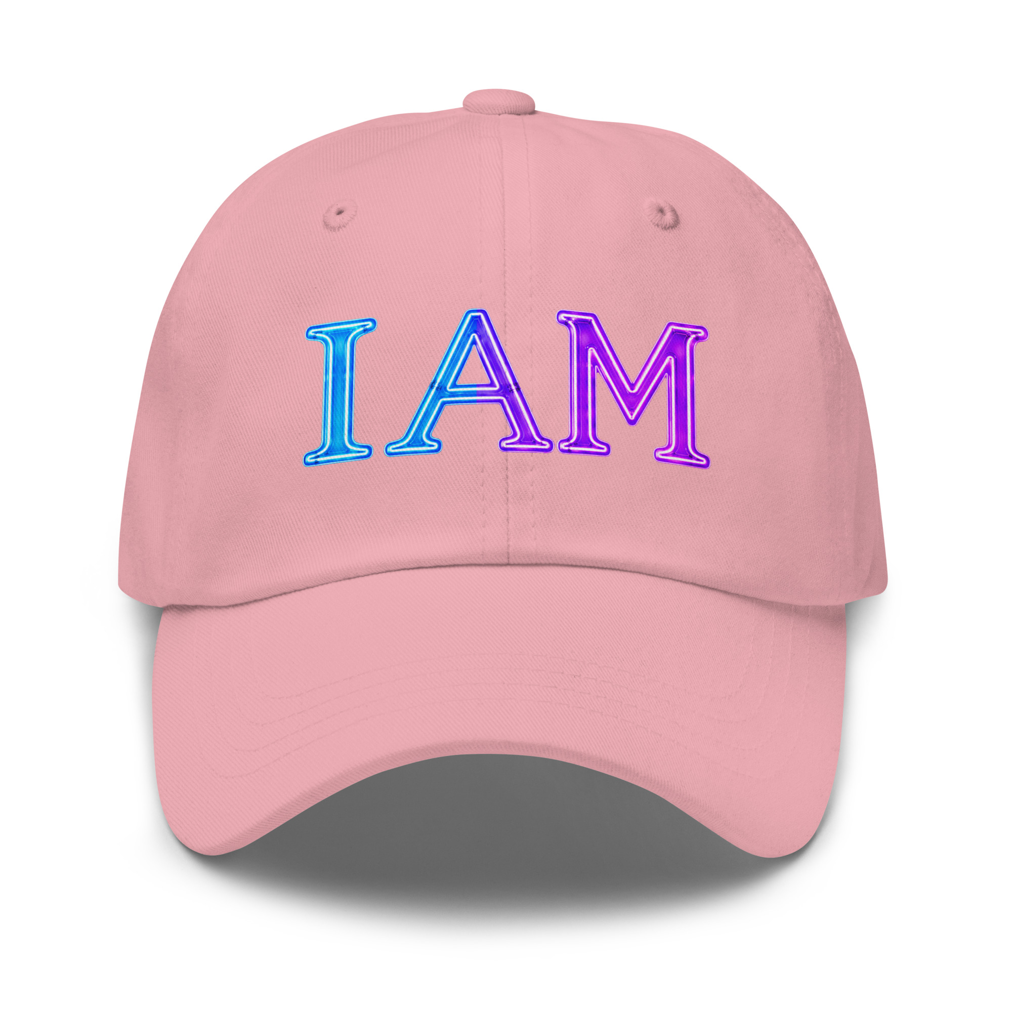 I AM Neon Dad Hat - Image 9