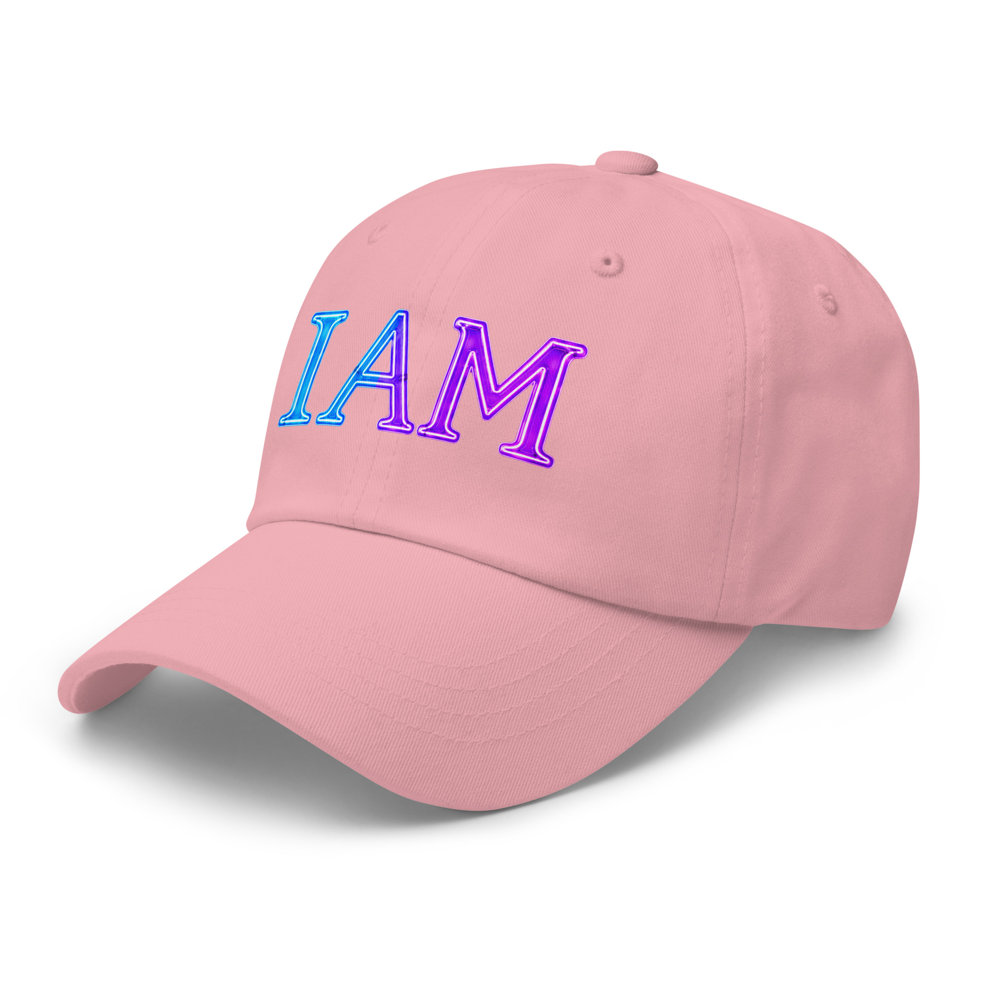 I AM Neon Dad Hat - Image 59