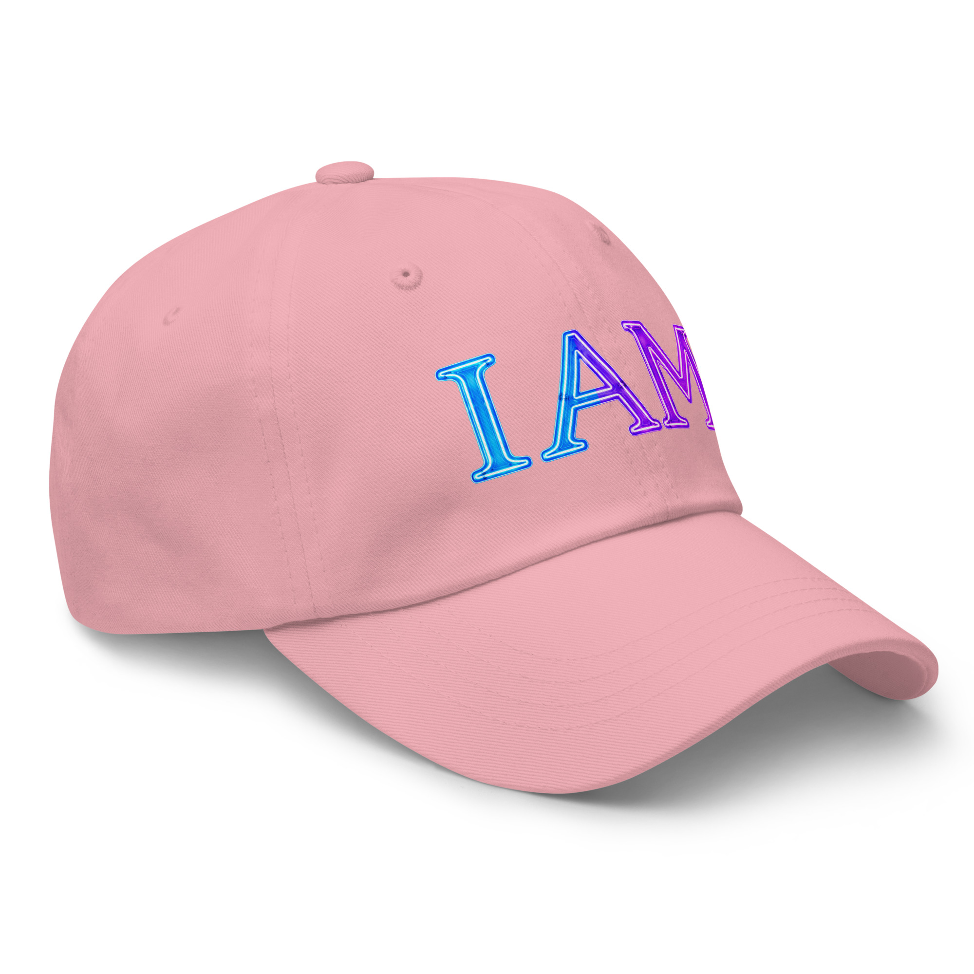 I AM Neon Dad Hat - Image 49