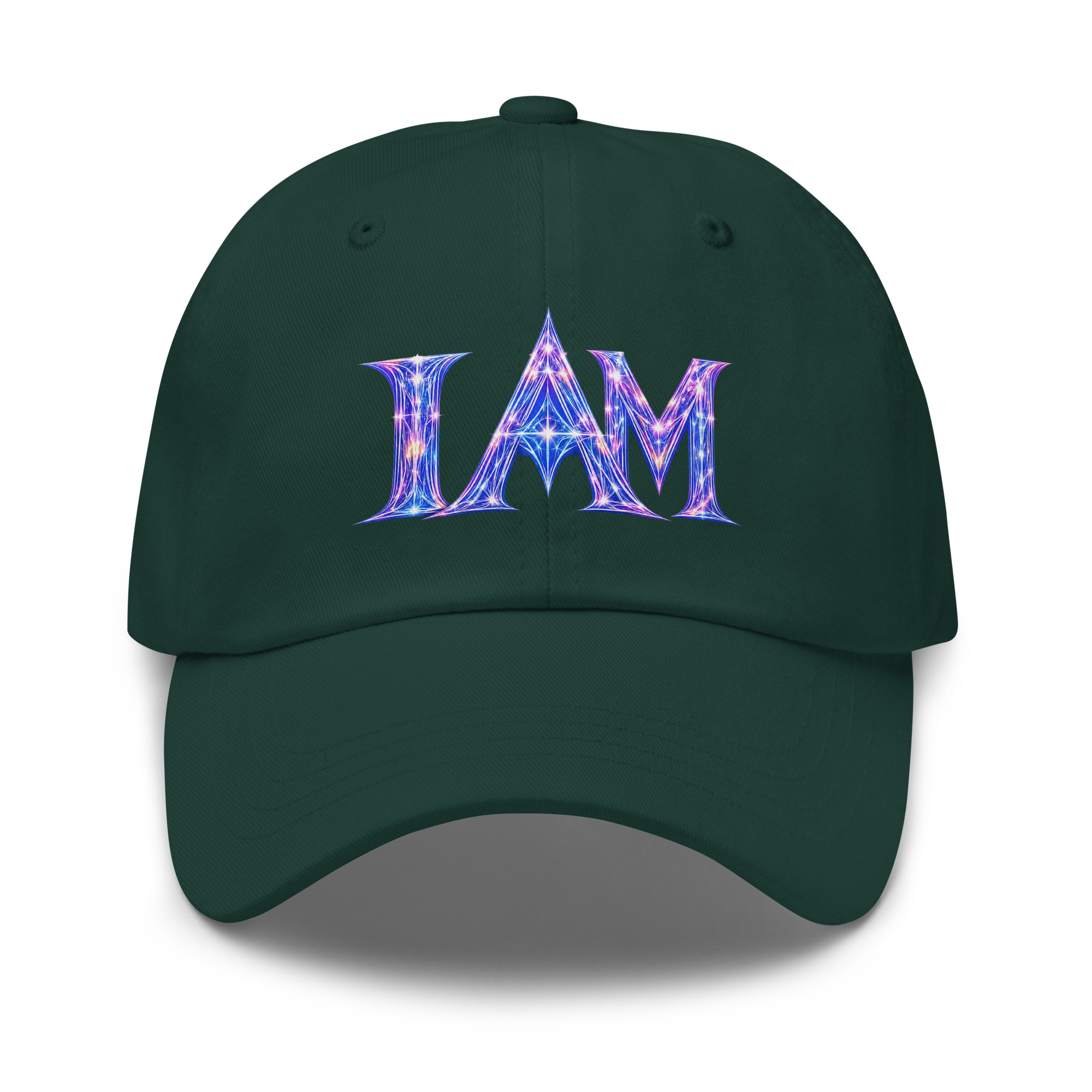 I AM Light Codes Dad Hat - Image 4