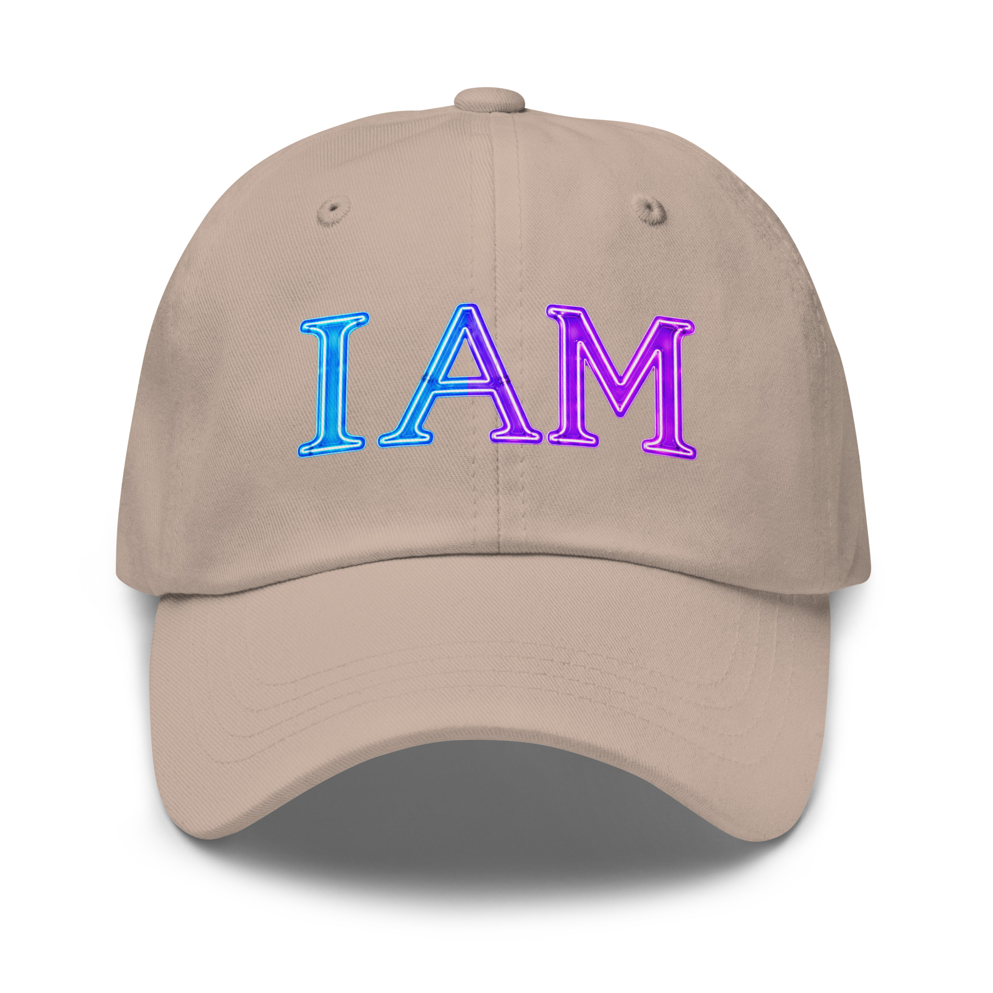 I AM Neon Dad Hat - Image 8