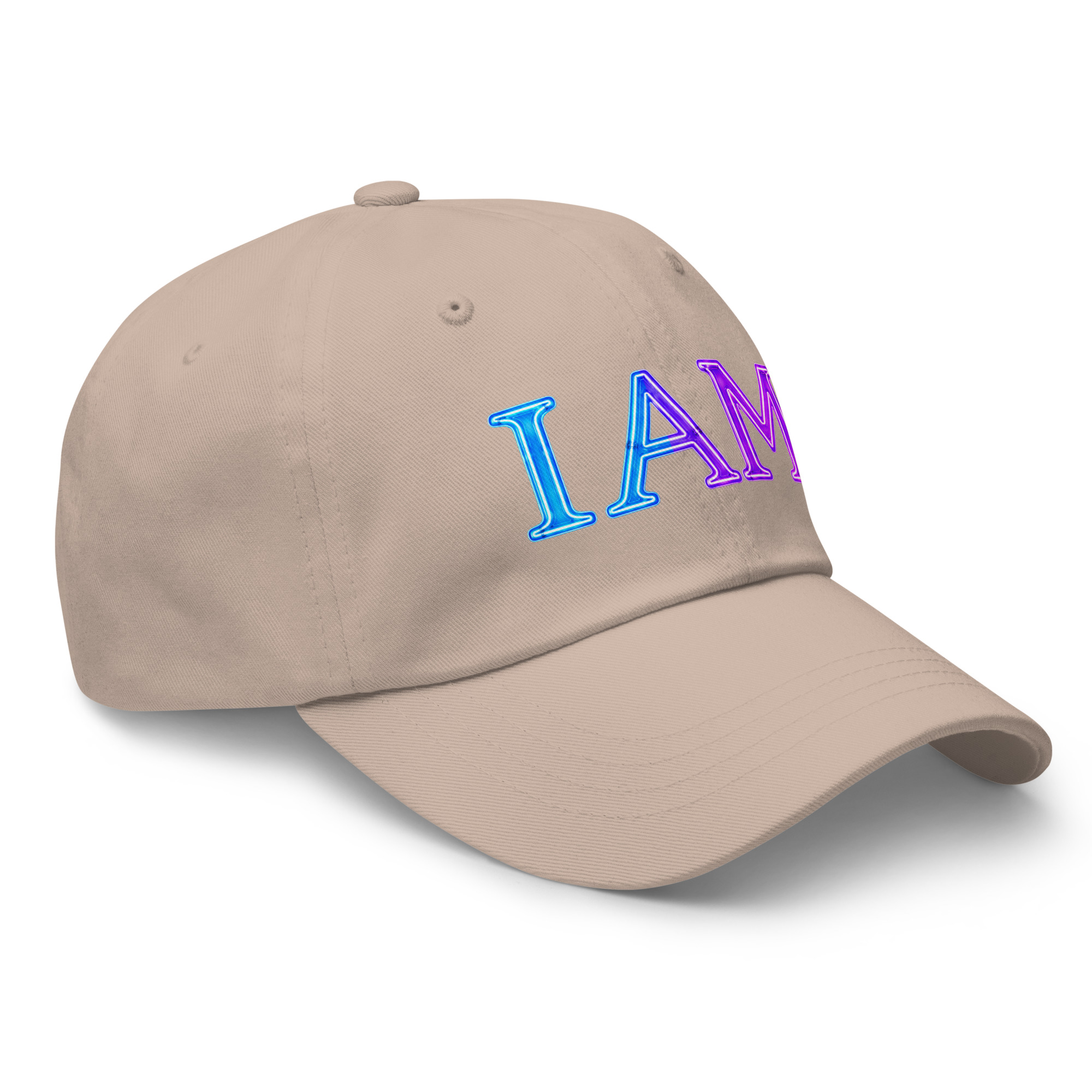 I AM Neon Dad Hat - Image 48