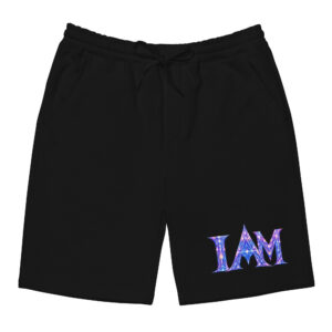 I AM Light Codes Men's Fleece Shorts 001
