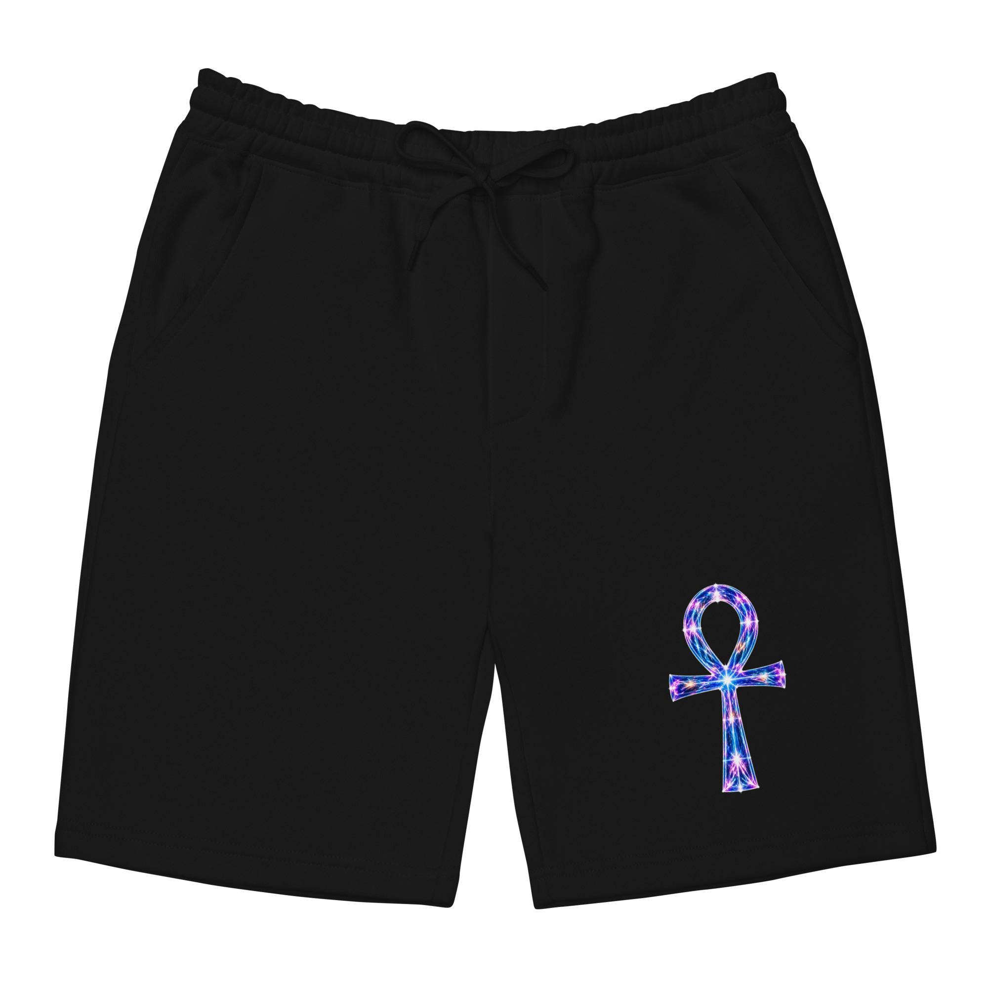 Ankh Light Codes Men's Fleece Shorts 001 - Image 20
