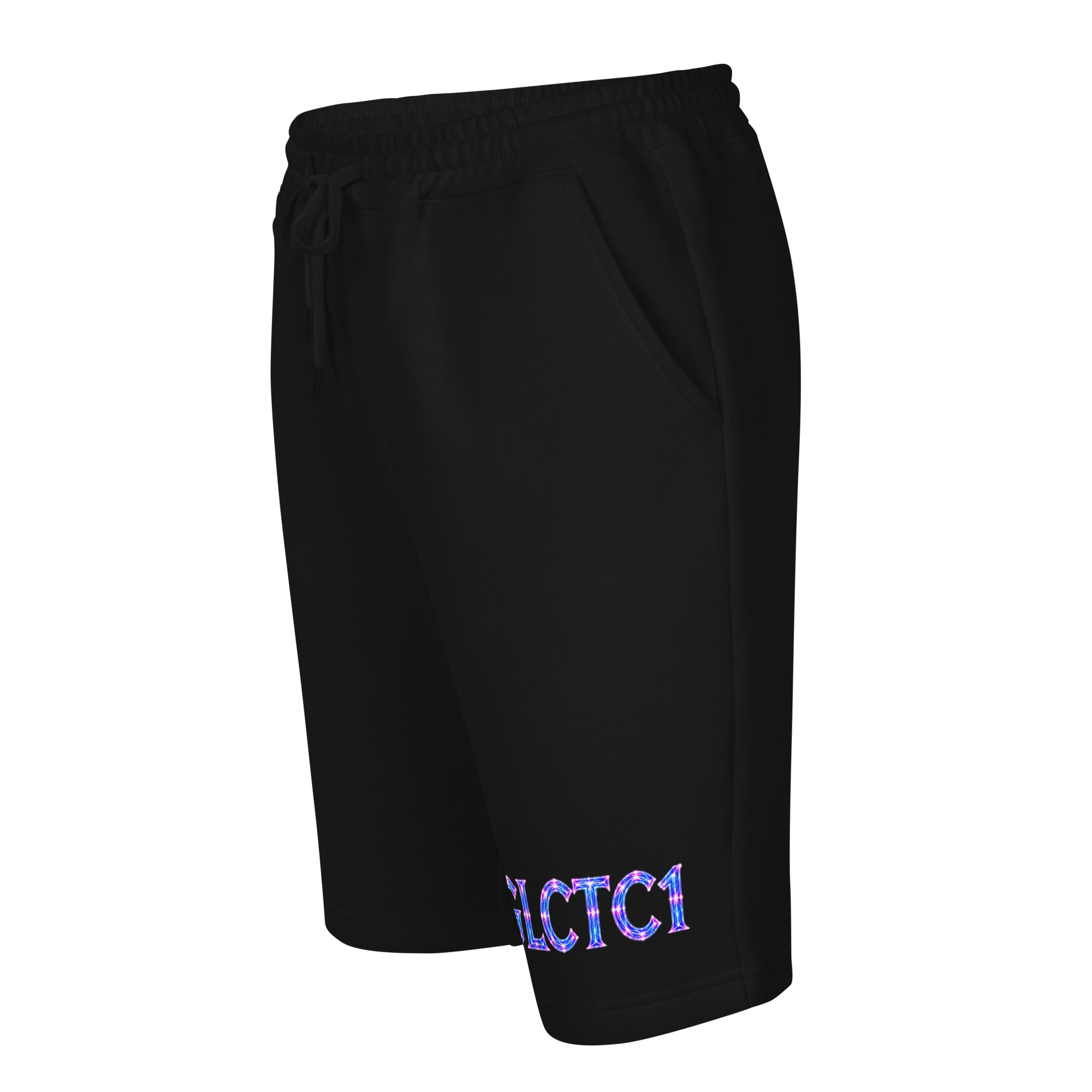 GLCTC1 Light Codes Men's Fleece Shorts 001 - Image 8