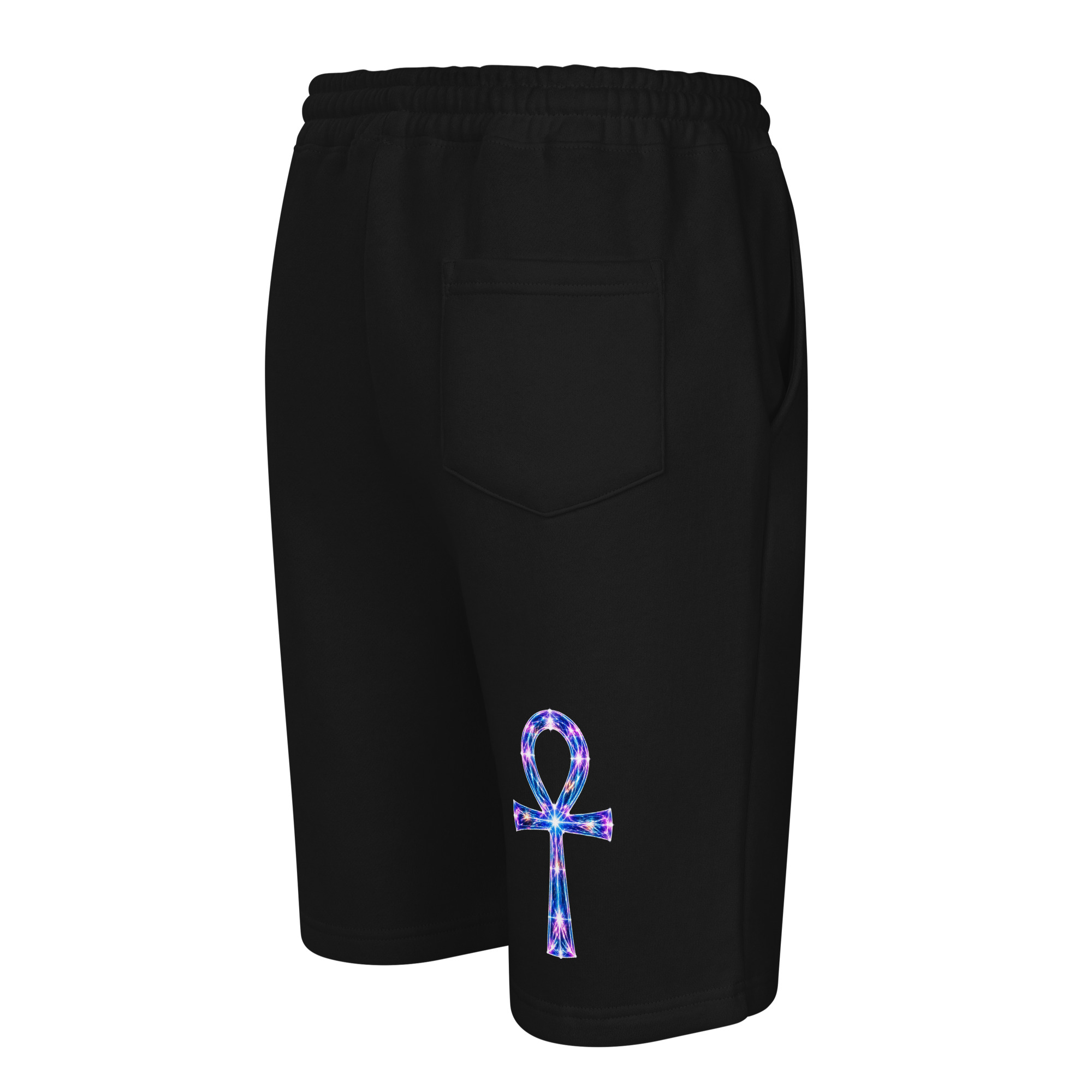 GLCTC1 Light Codes Men's Fleece Shorts 001 - Image 14