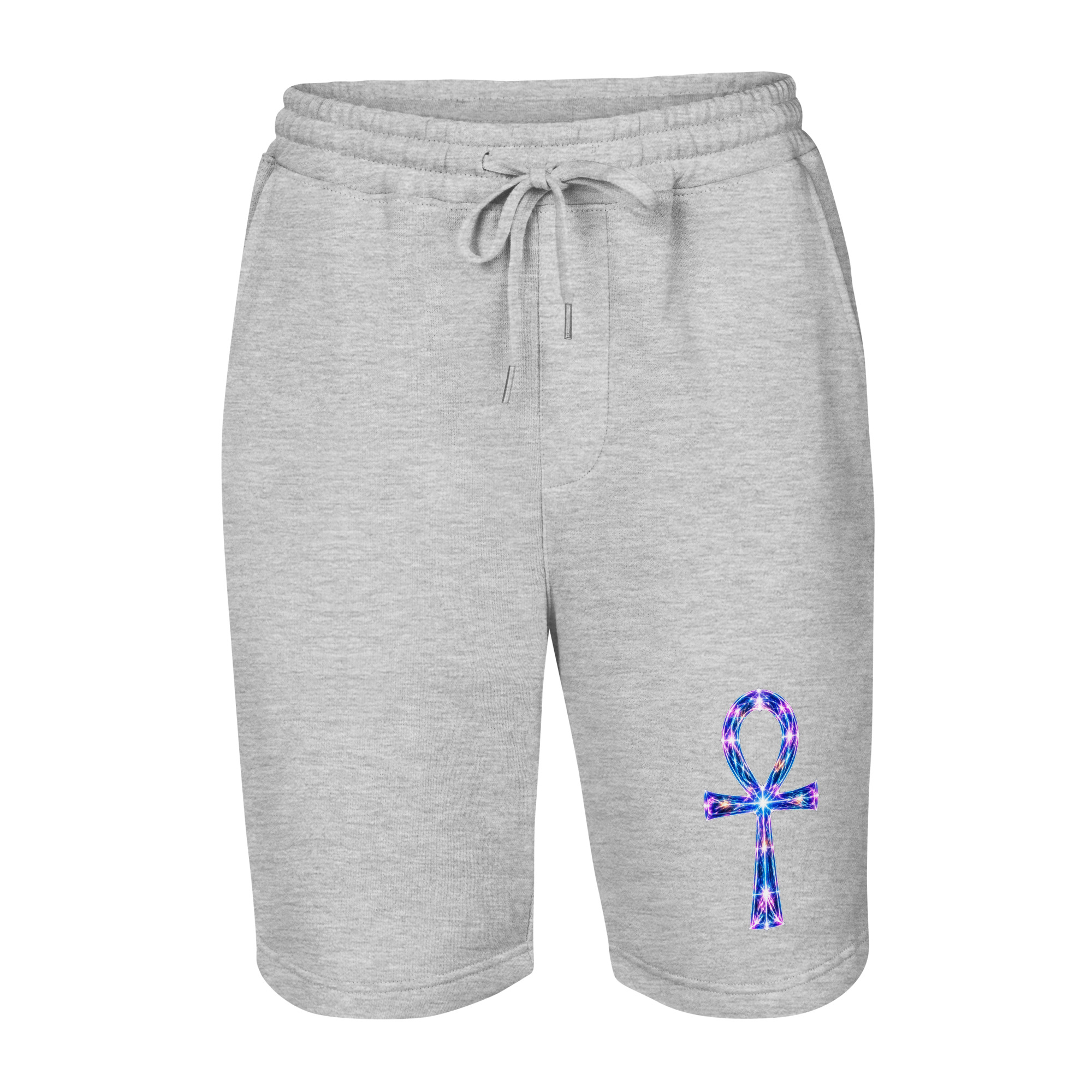 Ankh Light Codes Men's Fleece Shorts 001 - Image 3