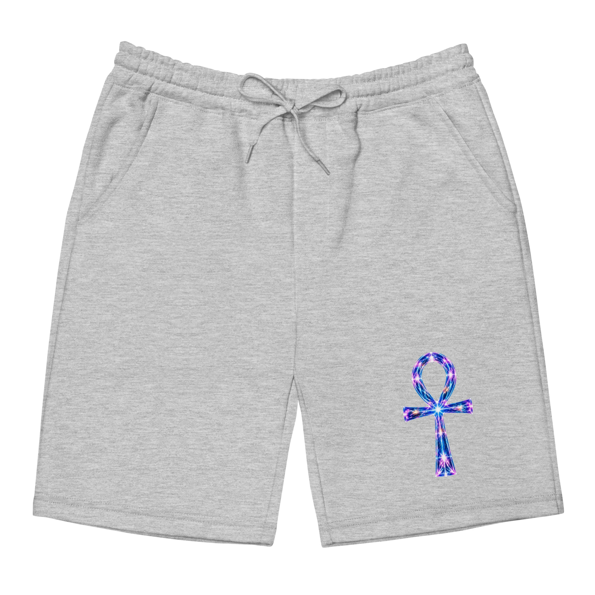 Ankh Light Codes Men's Fleece Shorts 001 - Image 21