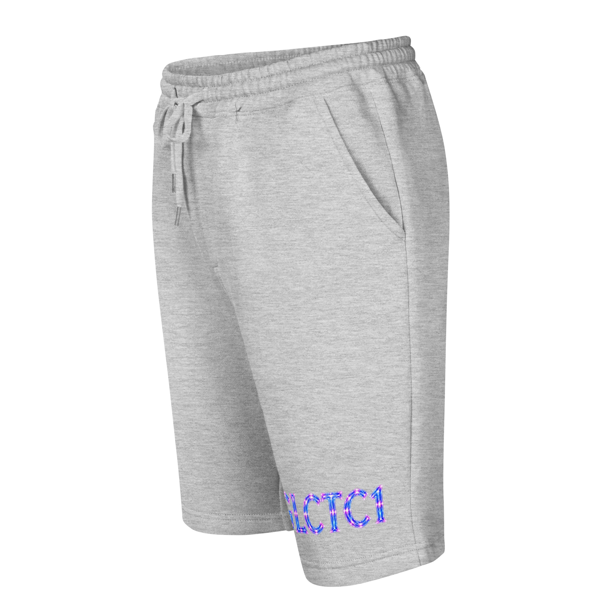 GLCTC1 Light Codes Men's Fleece Shorts 001 - Image 9