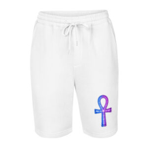 Ankh Neon Men's Fleece Shorts 001