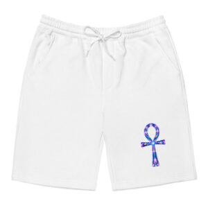 Ankh Light Codes Men's Fleece Shorts 001