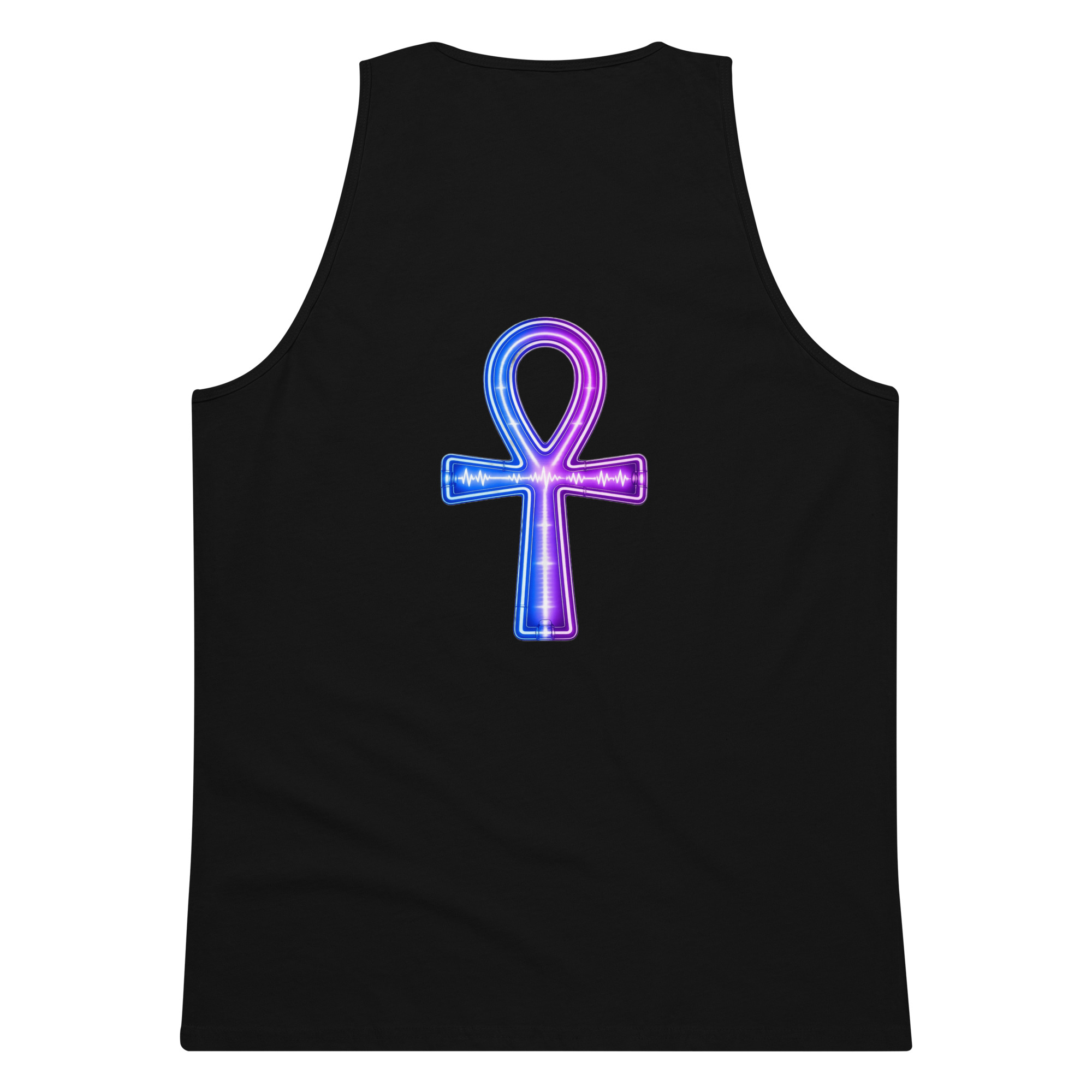 I AM Neon Men’s Premium Tank Top 002 - Image 15
