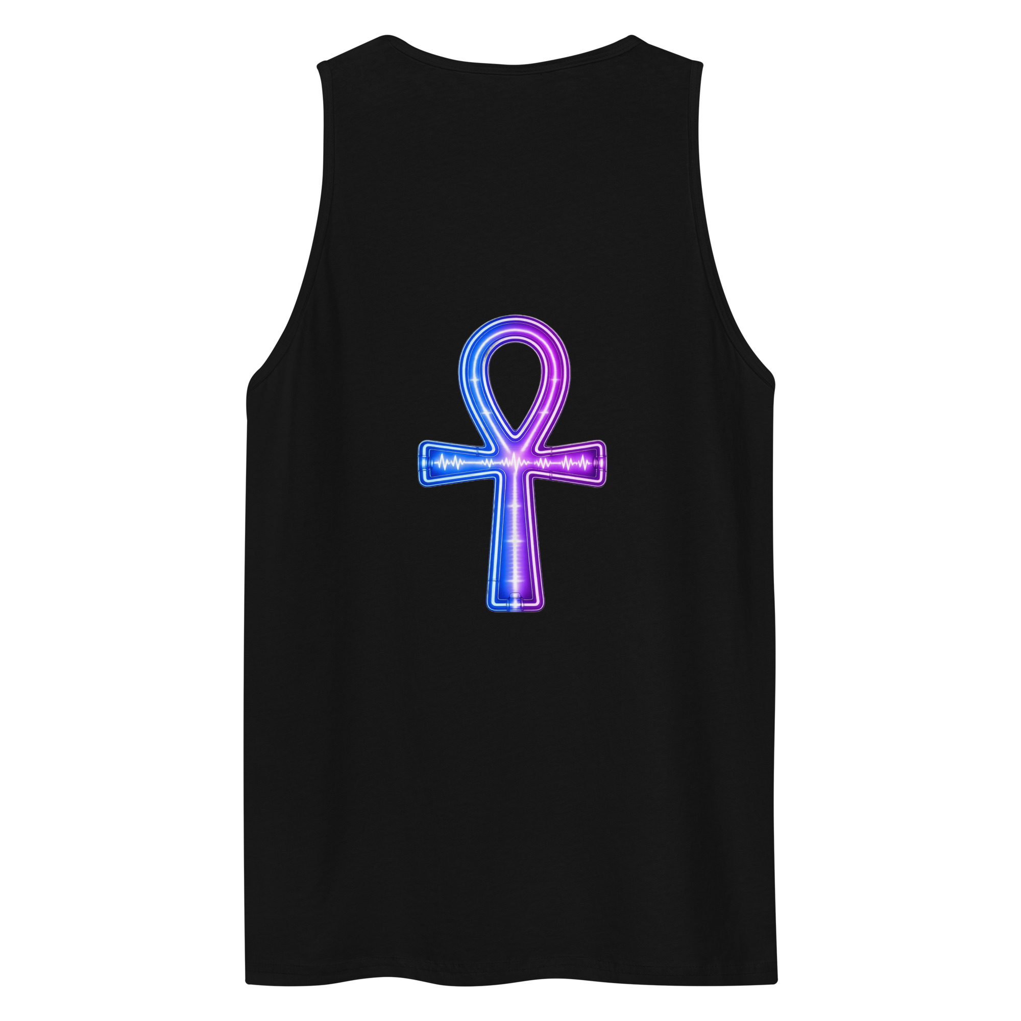 I AM Neon Men’s Premium Tank Top 002 - Image 40