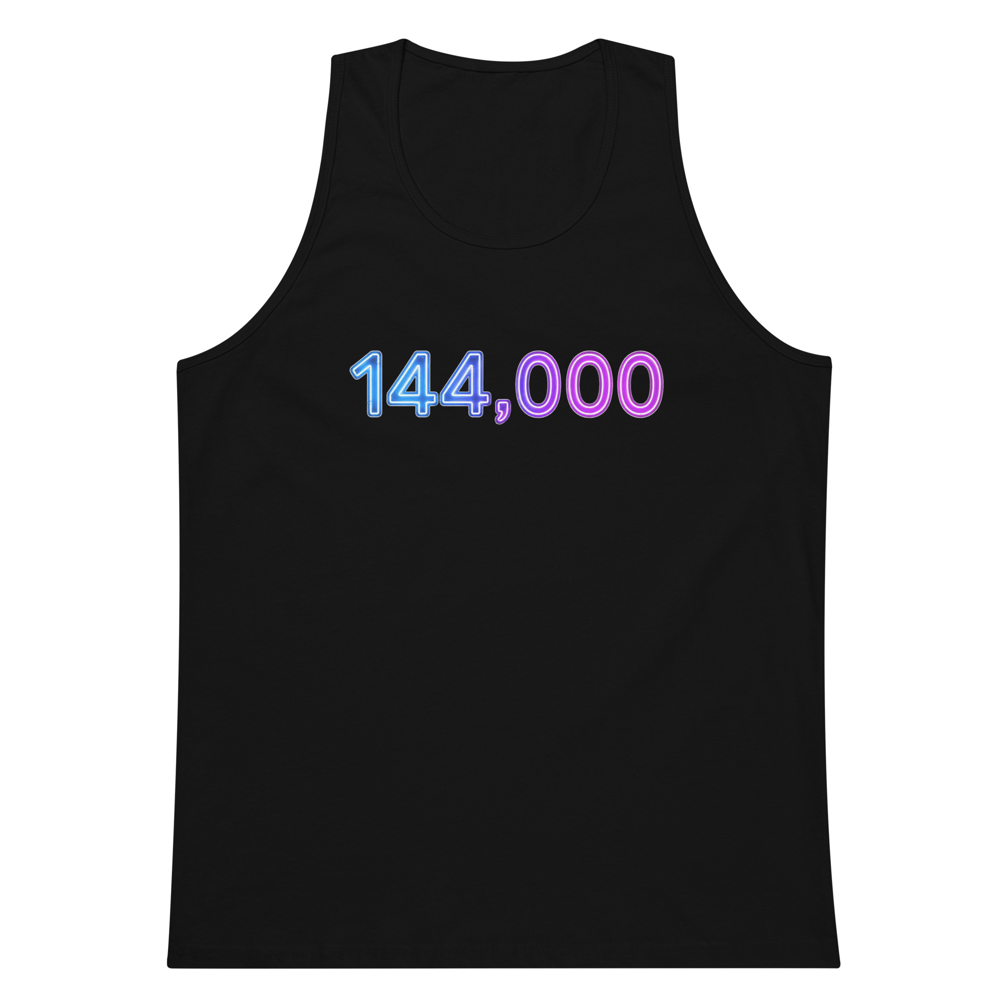 144,000 Neon Men’s Premium Tank Top 001 - Image 2