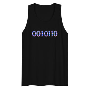 0010110 Light Codes Men’s Premium Tank Top 001