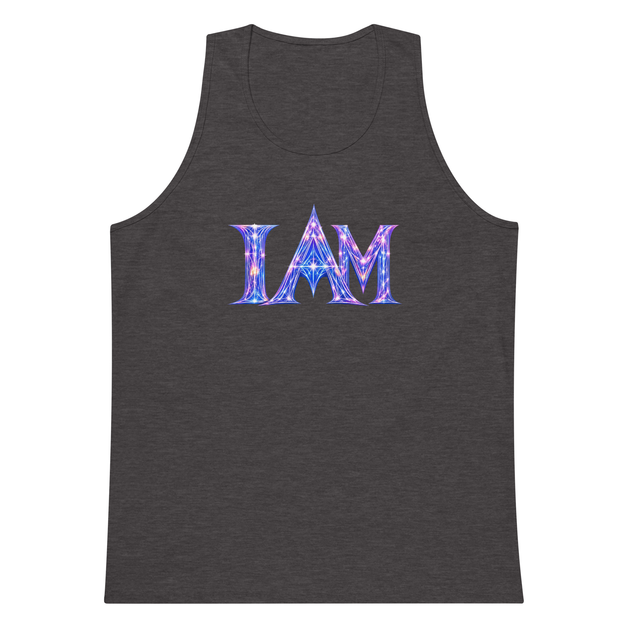 I AM Light Codes Men’s Premium Tank Top 001 - Image 5