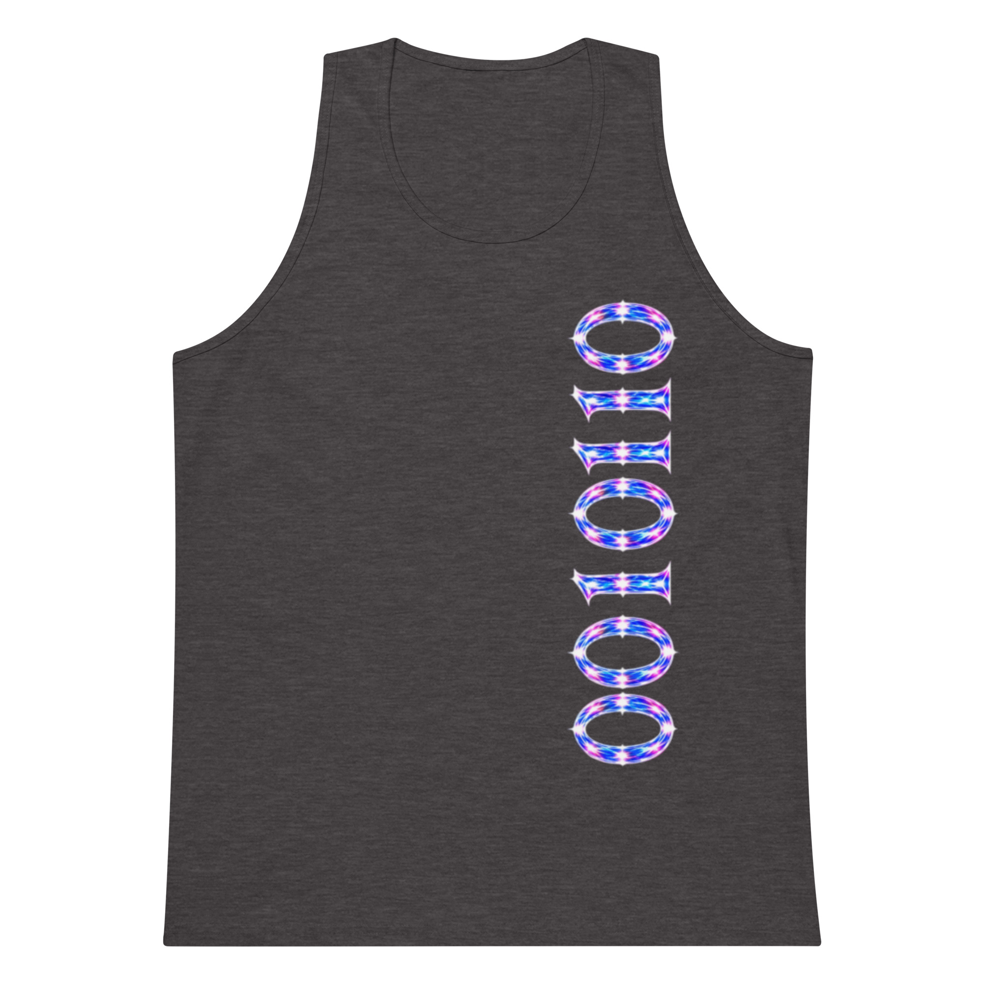 0010110 Light Codes Men’s Premium Tank Top 003 - Image 6