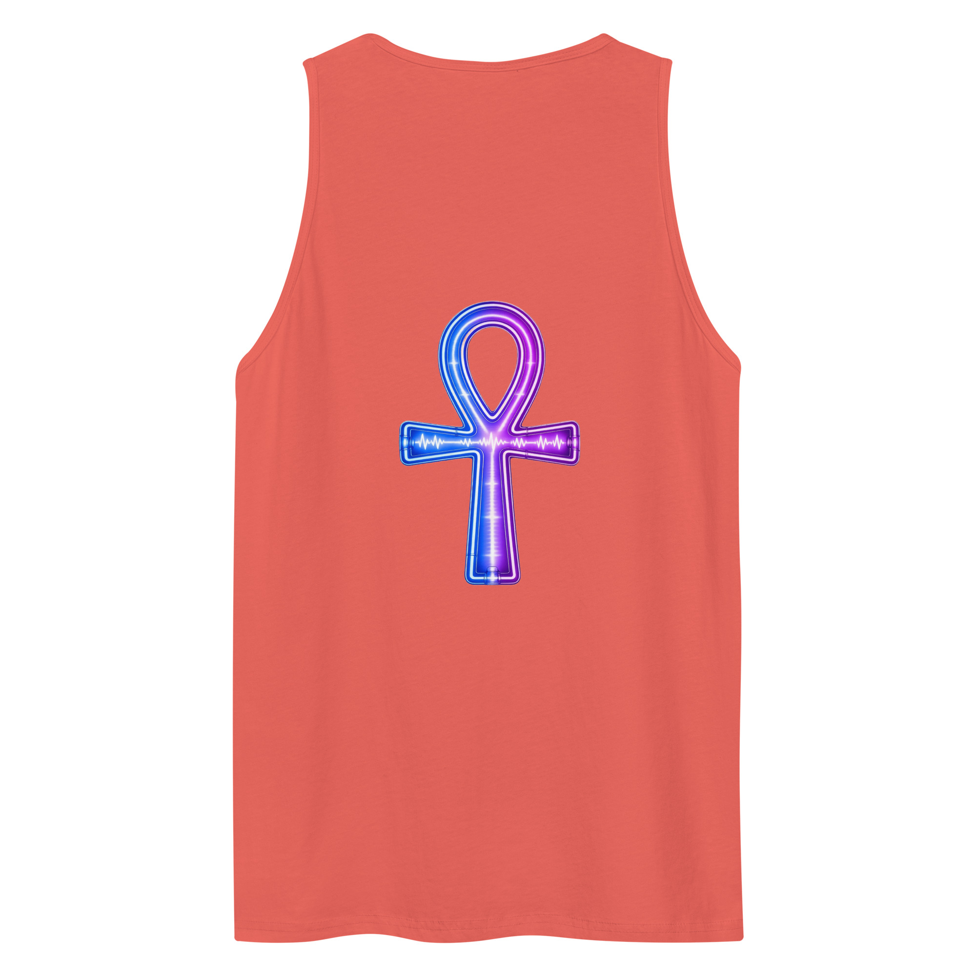 I AM Neon Men’s Premium Tank Top 002 - Image 47