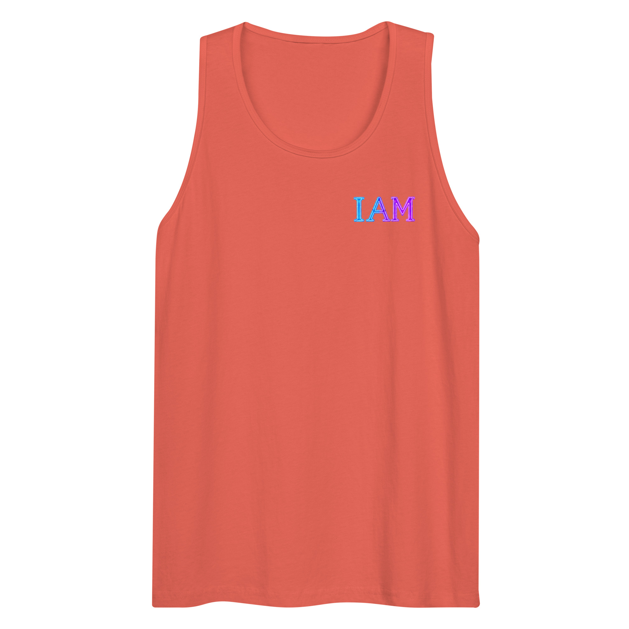 I AM Neon Men’s Premium Tank Top 002 - Image 34