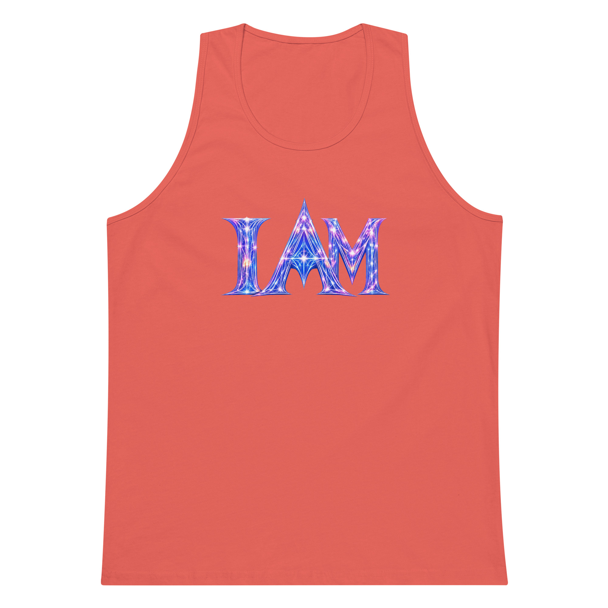 I AM Light Codes Men’s Premium Tank Top 001 - Image 8