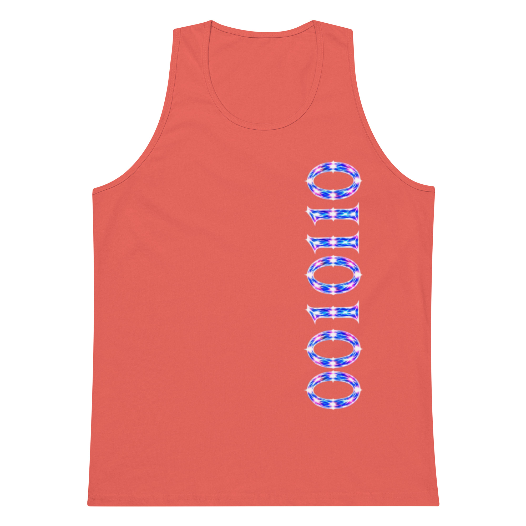 0010110 Light Codes Men’s Premium Tank Top 003 - Image 9