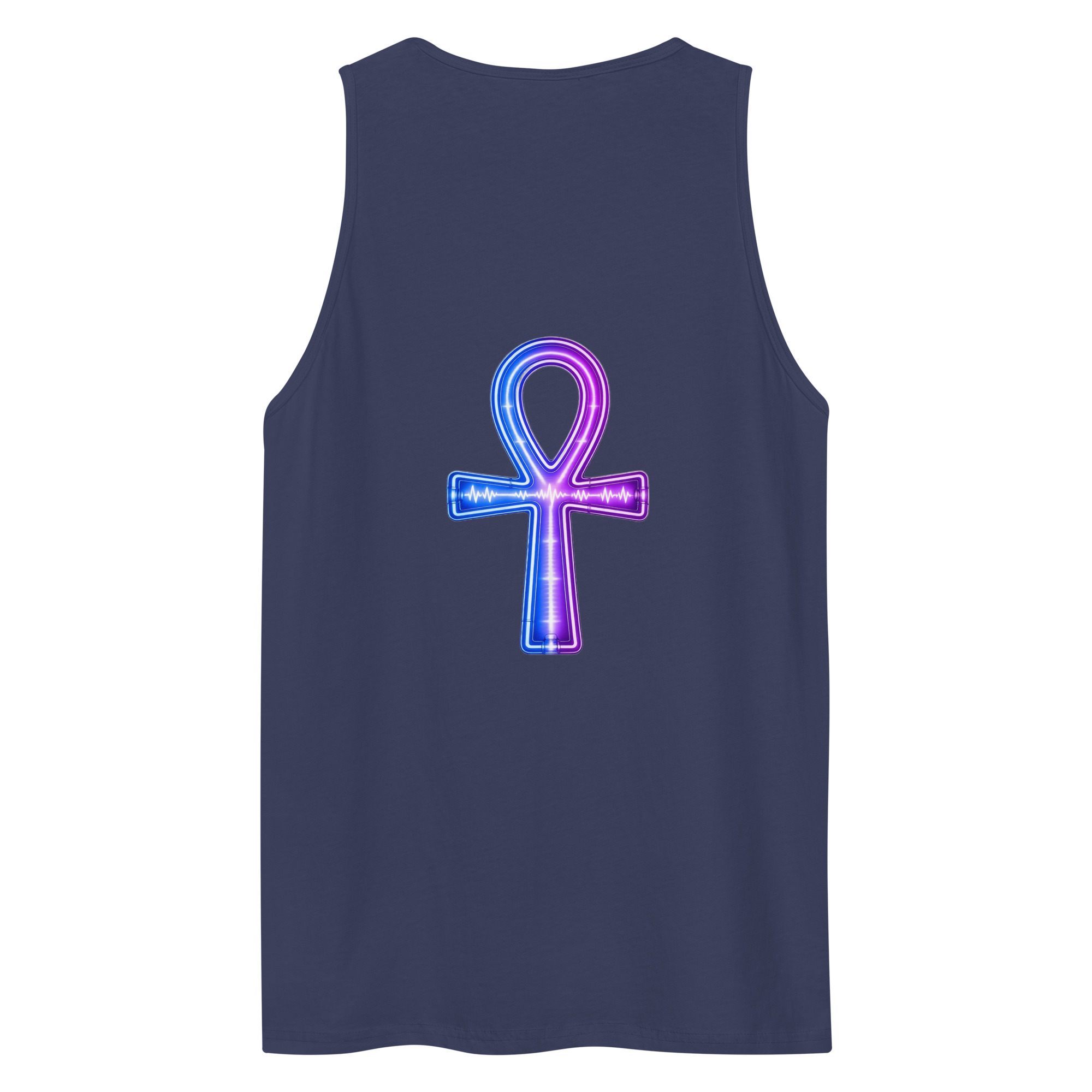 I AM Neon Men’s Premium Tank Top 002 - Image 45