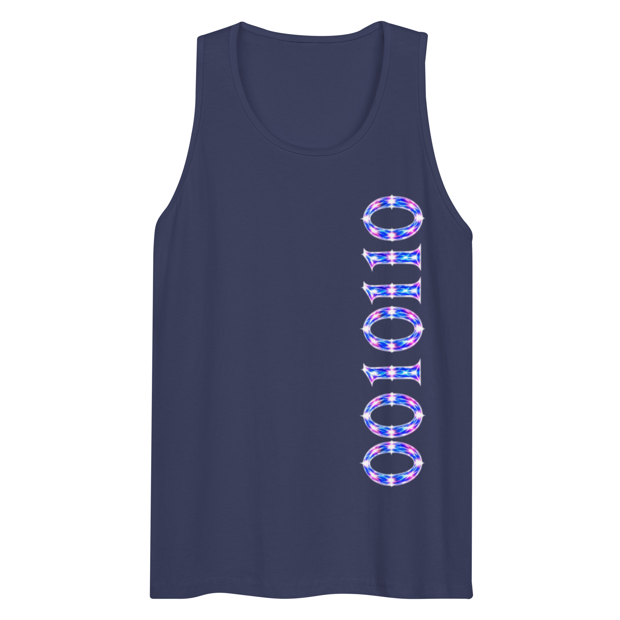 0010110 Light Codes Men’s Premium Tank Top 003 - Image 32