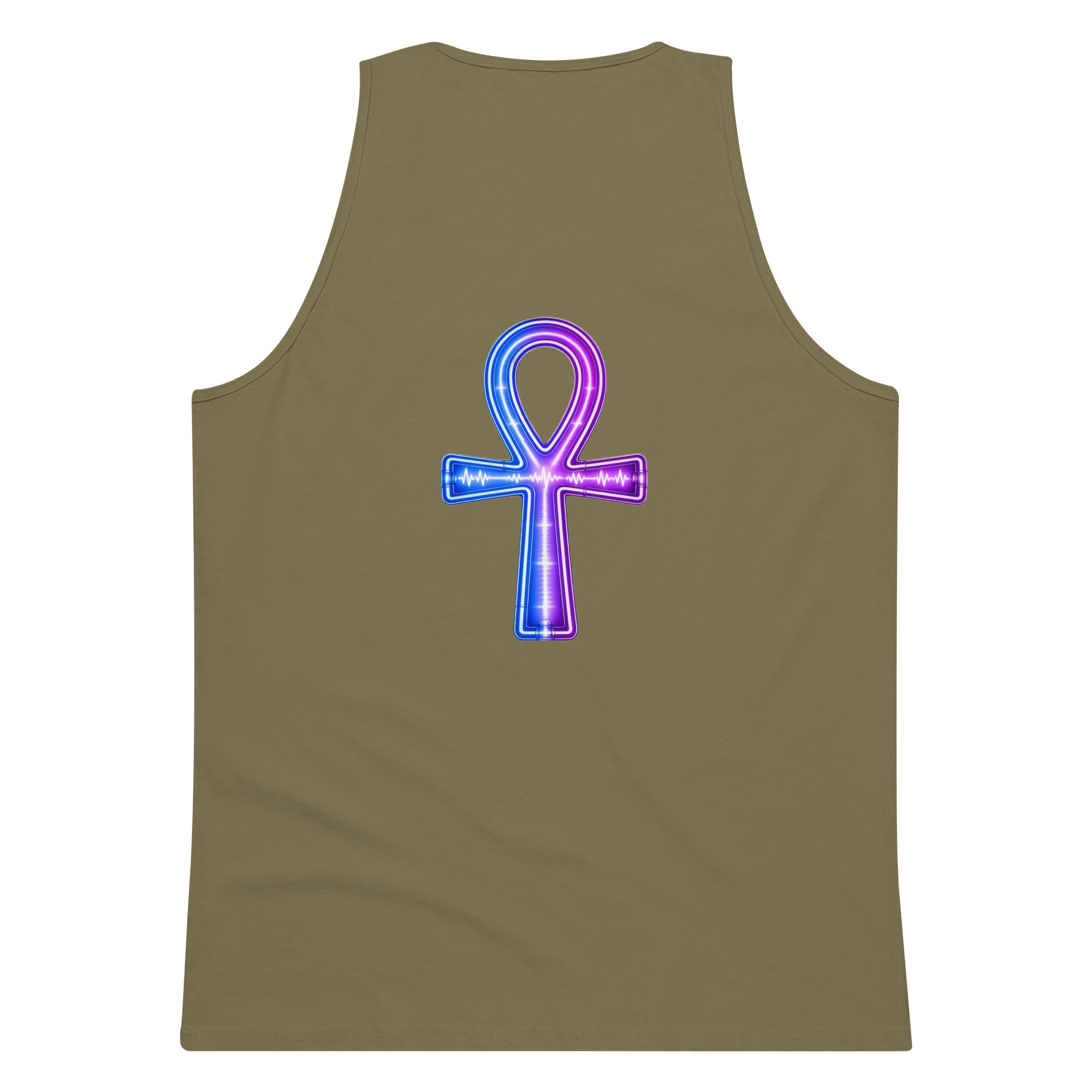 I AM Neon Men’s Premium Tank Top 002 - Image 21