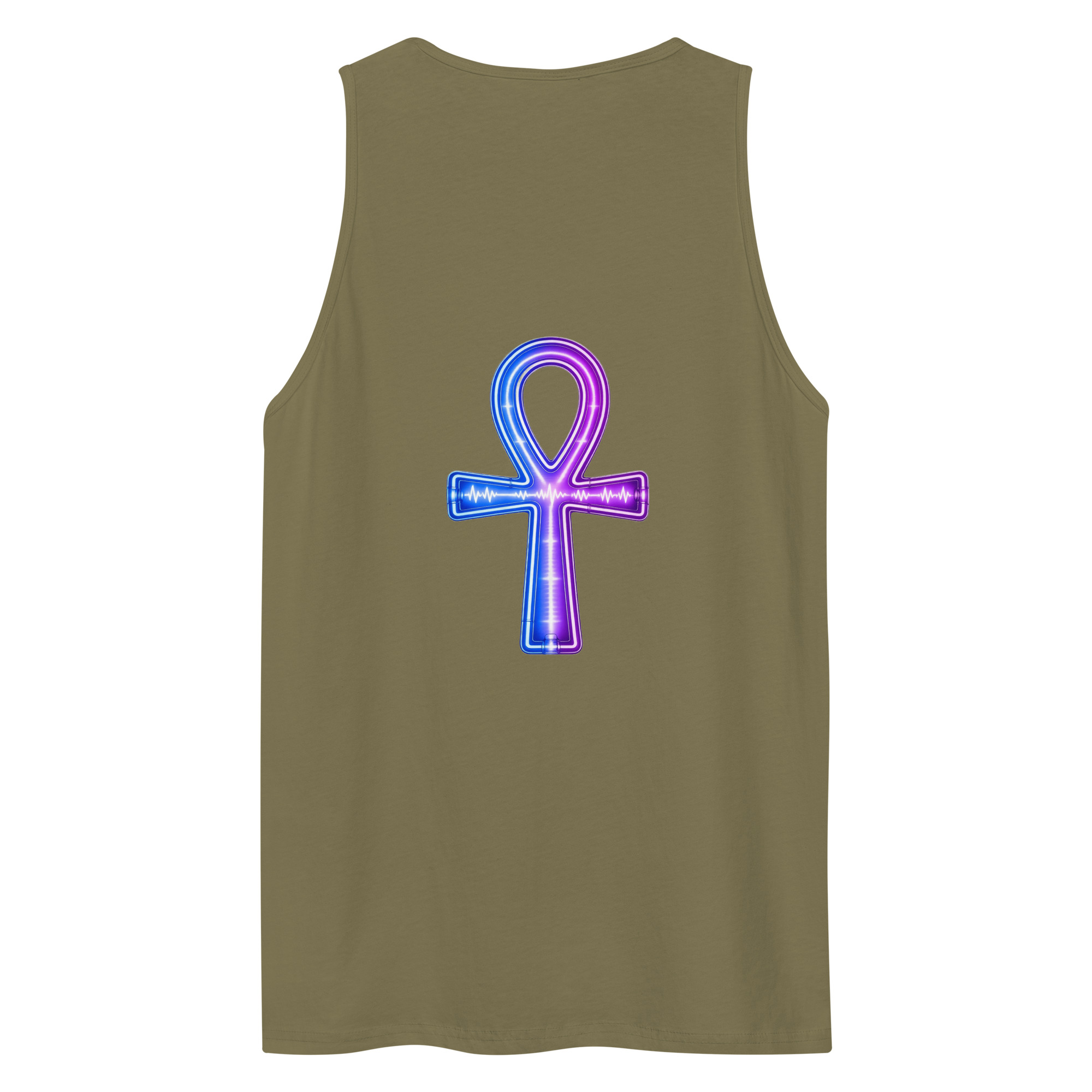 I AM Neon Men’s Premium Tank Top 002 - Image 46