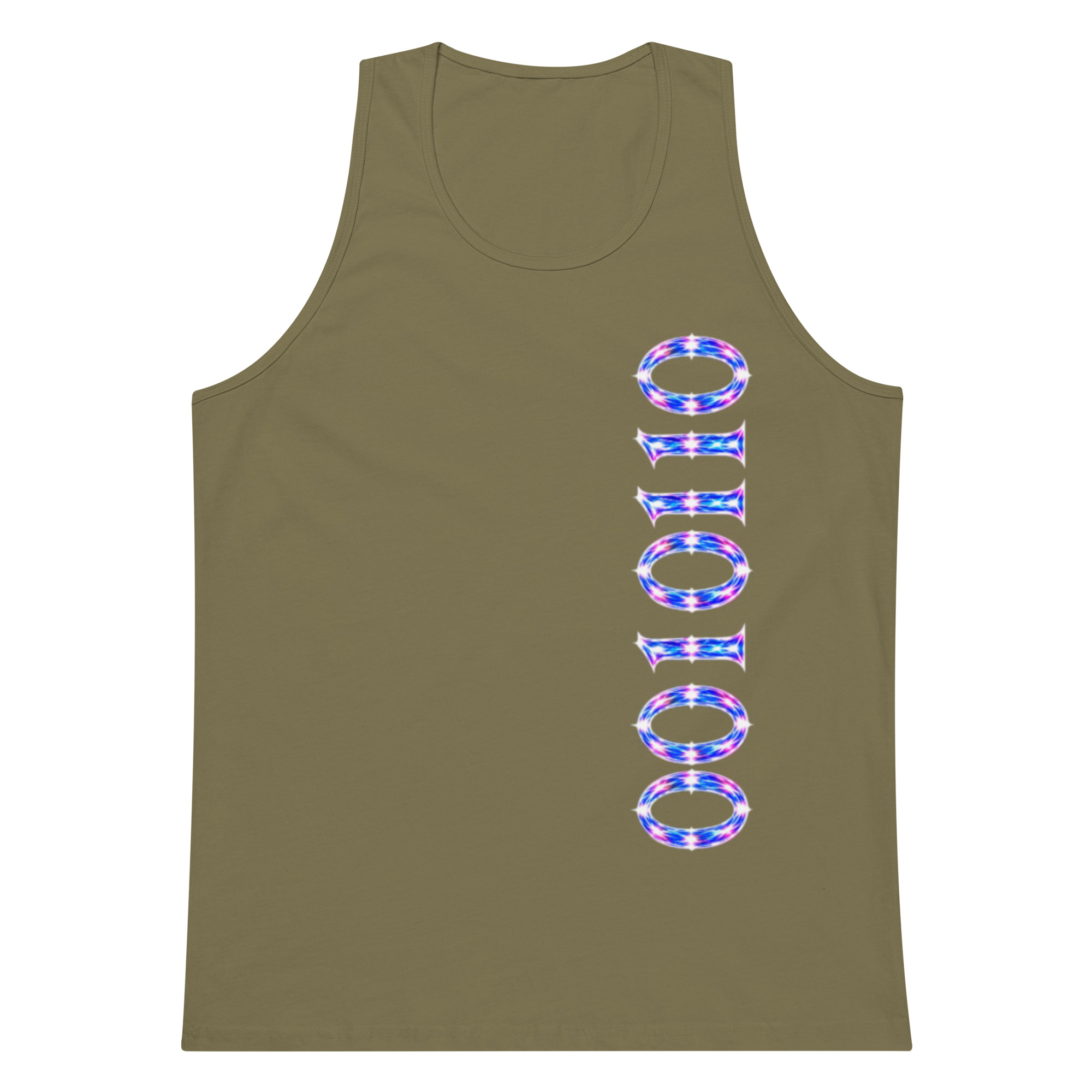 0010110 Light Codes Men’s Premium Tank Top 003 - Image 8
