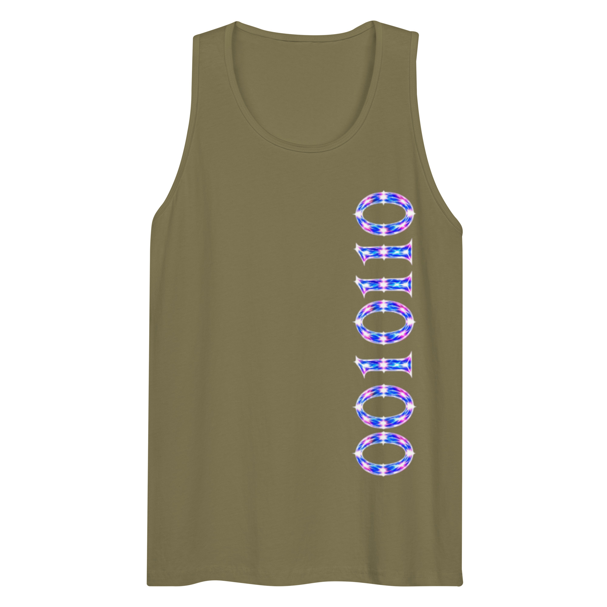 0010110 Light Codes Men’s Premium Tank Top 003 - Image 33