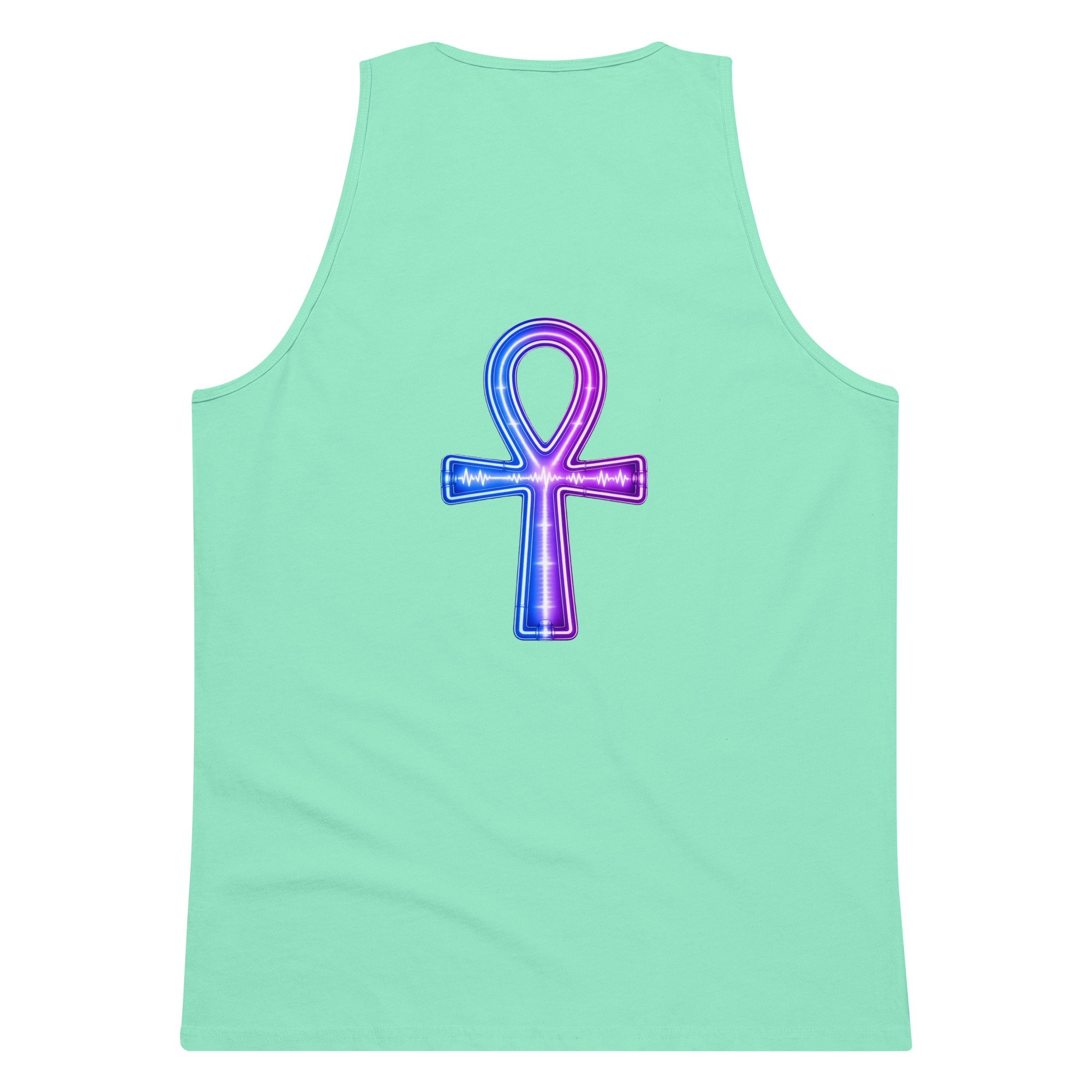 I AM Neon Men’s Premium Tank Top 002 - Image 26