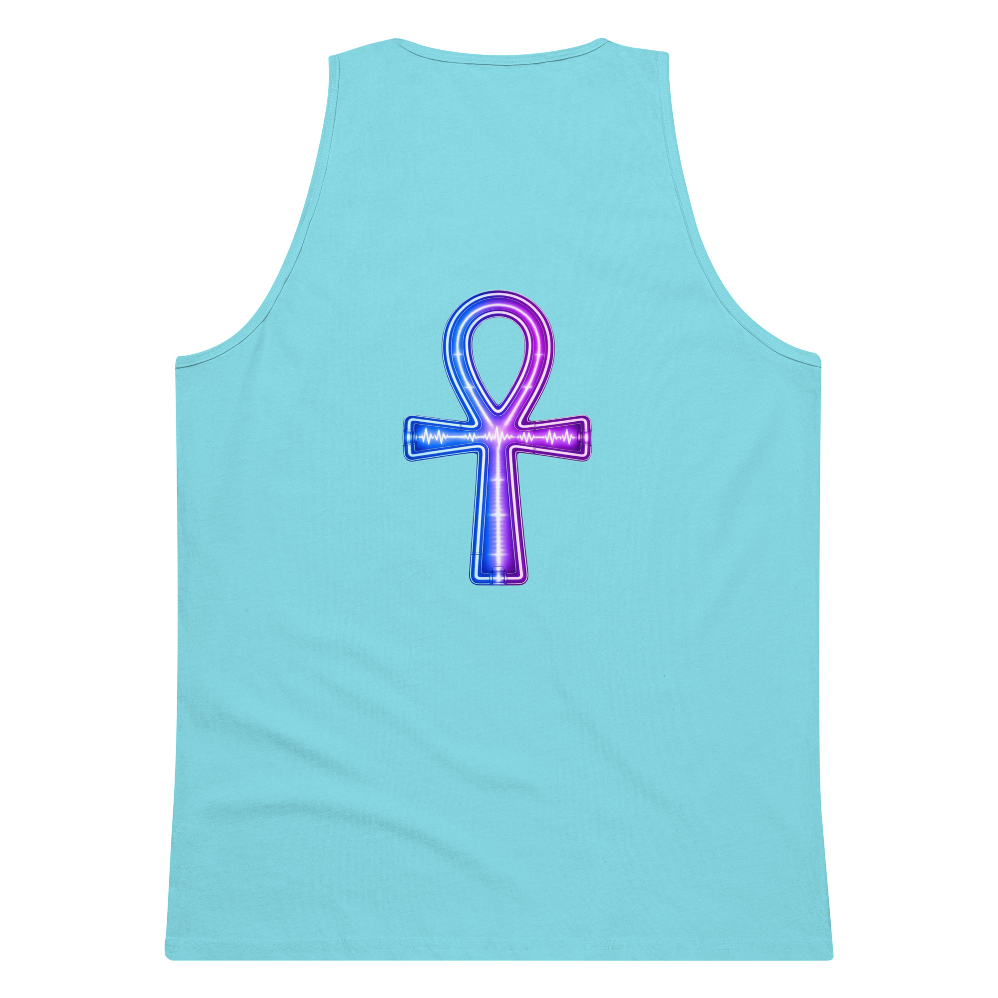 I AM Neon Men’s Premium Tank Top 002 - Image 25