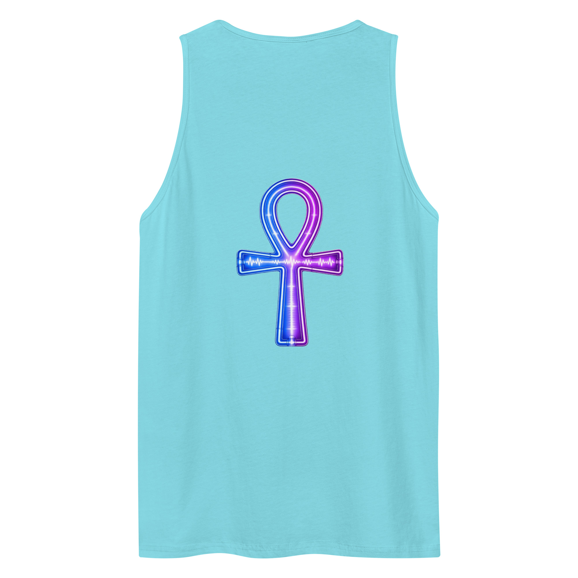 I AM Neon Men’s Premium Tank Top 002 - Image 50