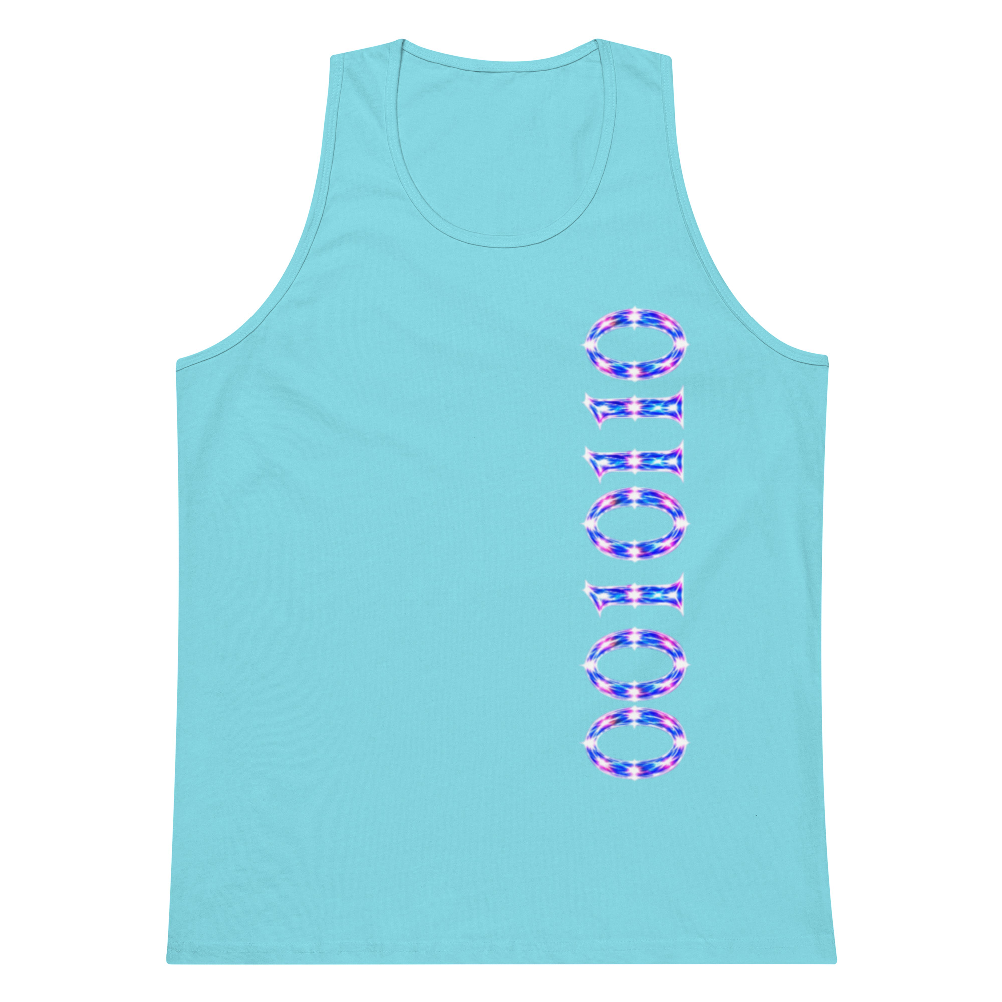 0010110 Light Codes Men’s Premium Tank Top 003 - Image 12