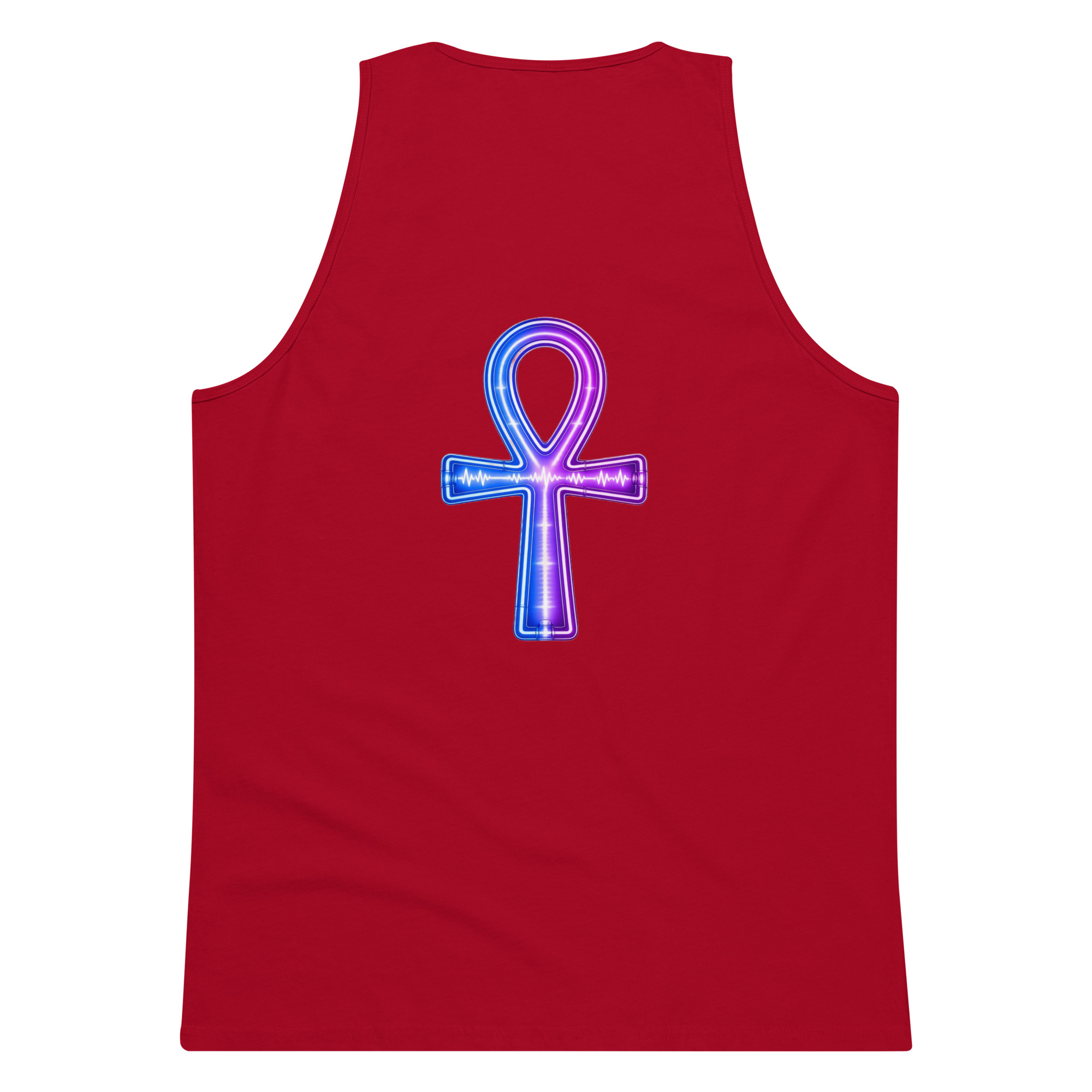 I AM Neon Men’s Premium Tank Top 002 - Image 17