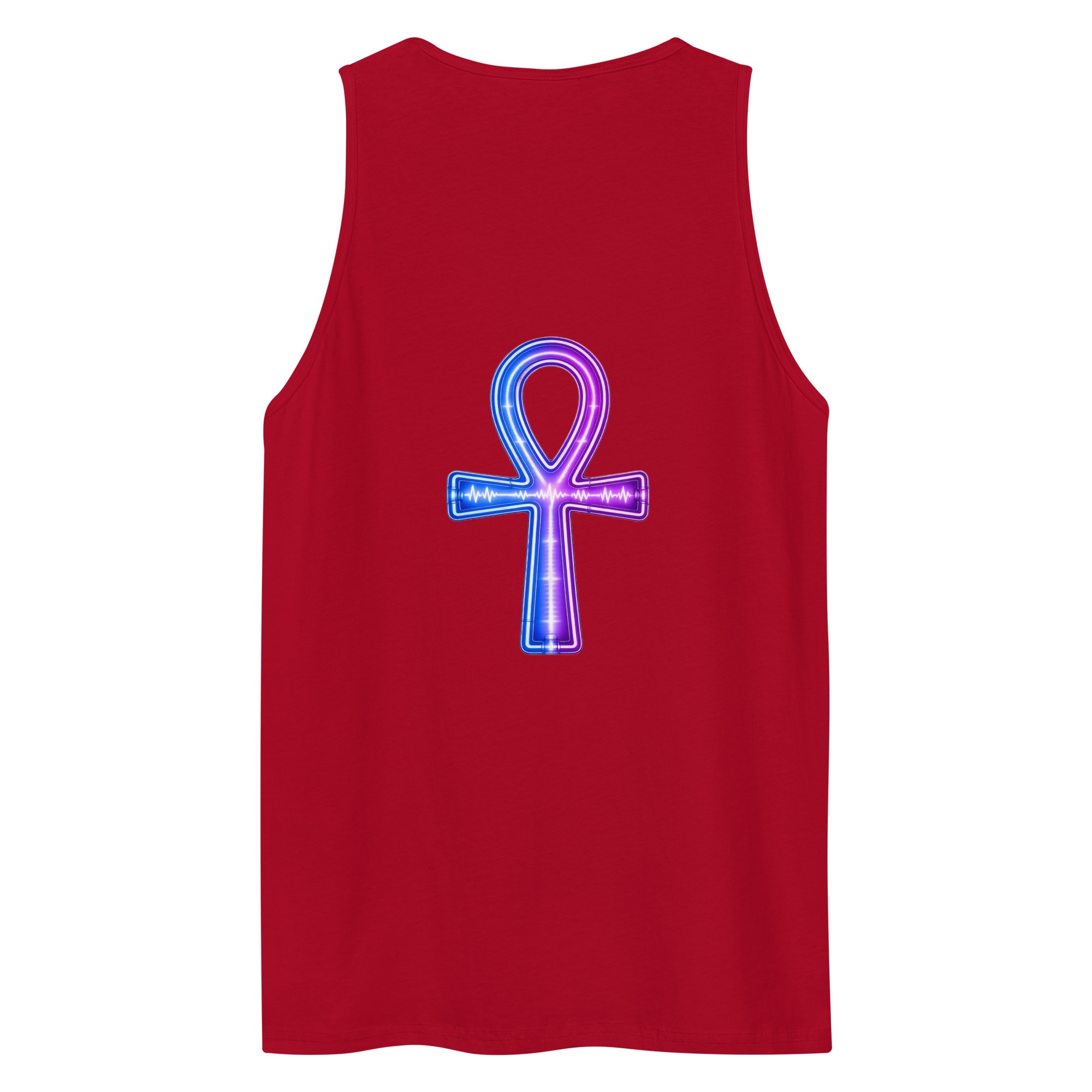 I AM Neon Men’s Premium Tank Top 002 - Image 42