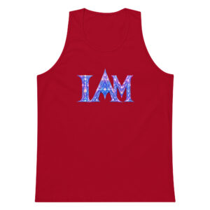 I AM Light Codes Men’s Premium Tank Top 001